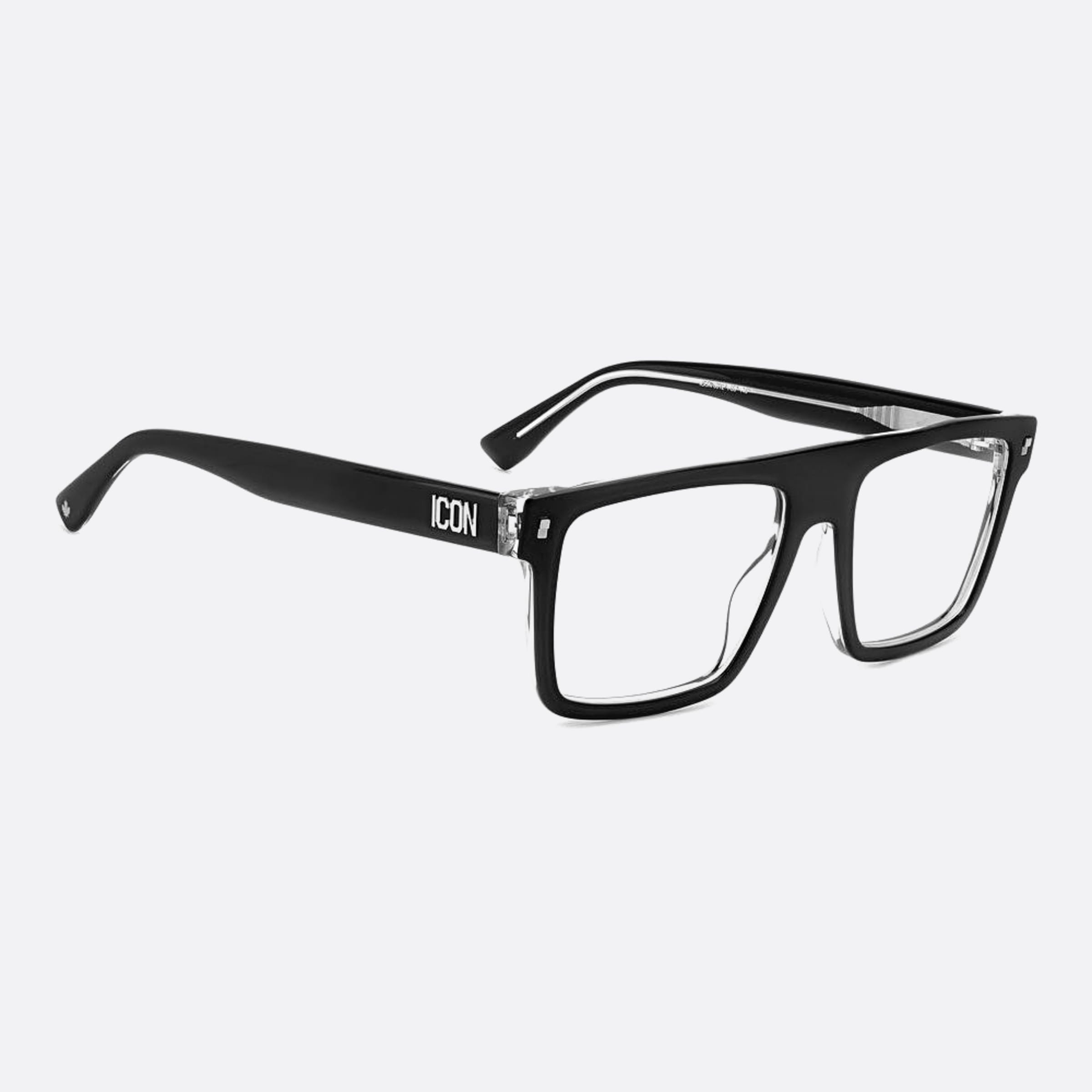 Dsquared2 54mm Icon 7c5 Black Geometric Men Eyeglasses - Lifestyle Shot
