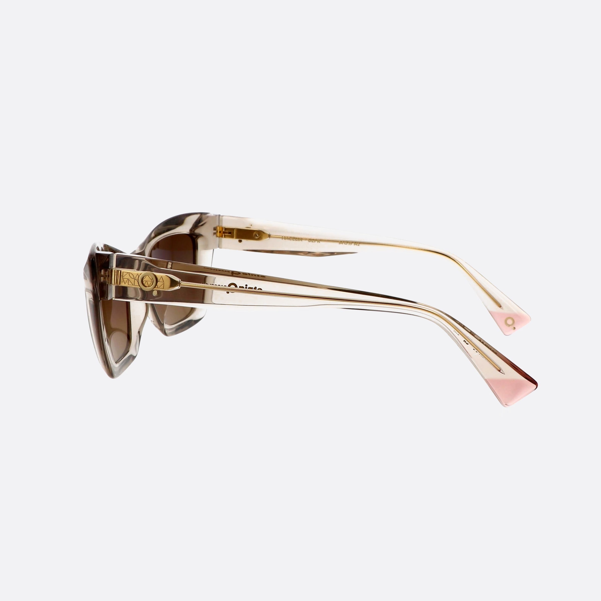 Etnia 54mm Barcelona 5haceli Bepk Beige Cat Eyes Polarized Unisex Sunglasses - Detail View