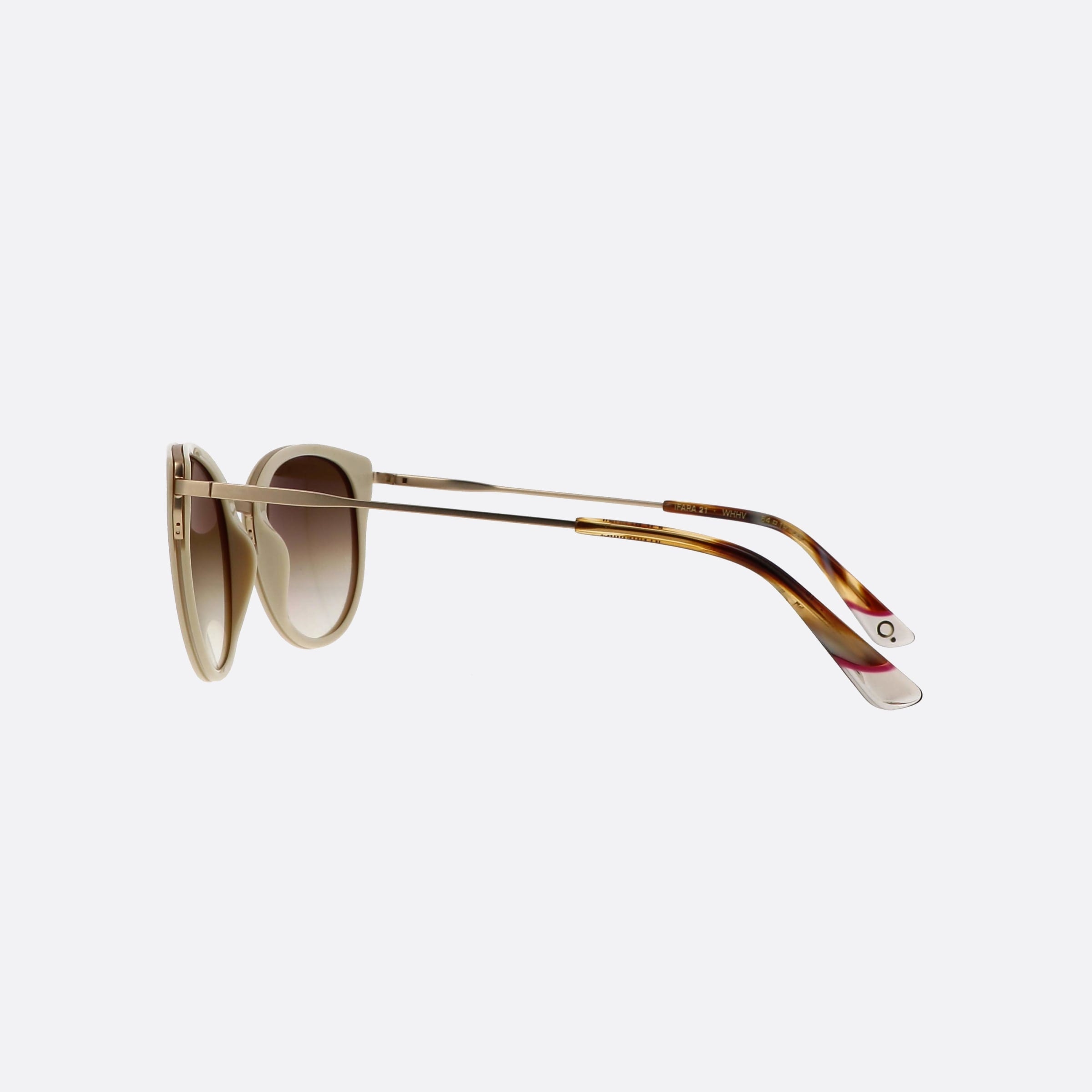 Etnia 54mm Barcelona 5ifar21 Whhv Beige Cat Eyes Photochromic Unisex Sunglasses - Detail View