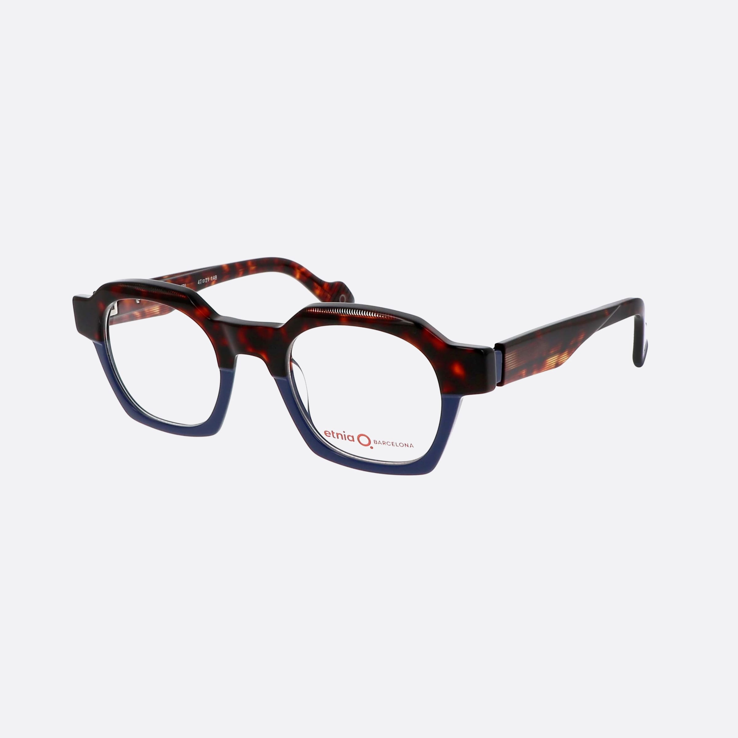 Etnia 47mm Barcelona 5jeremy Hvbl Tortoise Hexagonal Unisex Eyeglasses - Main View