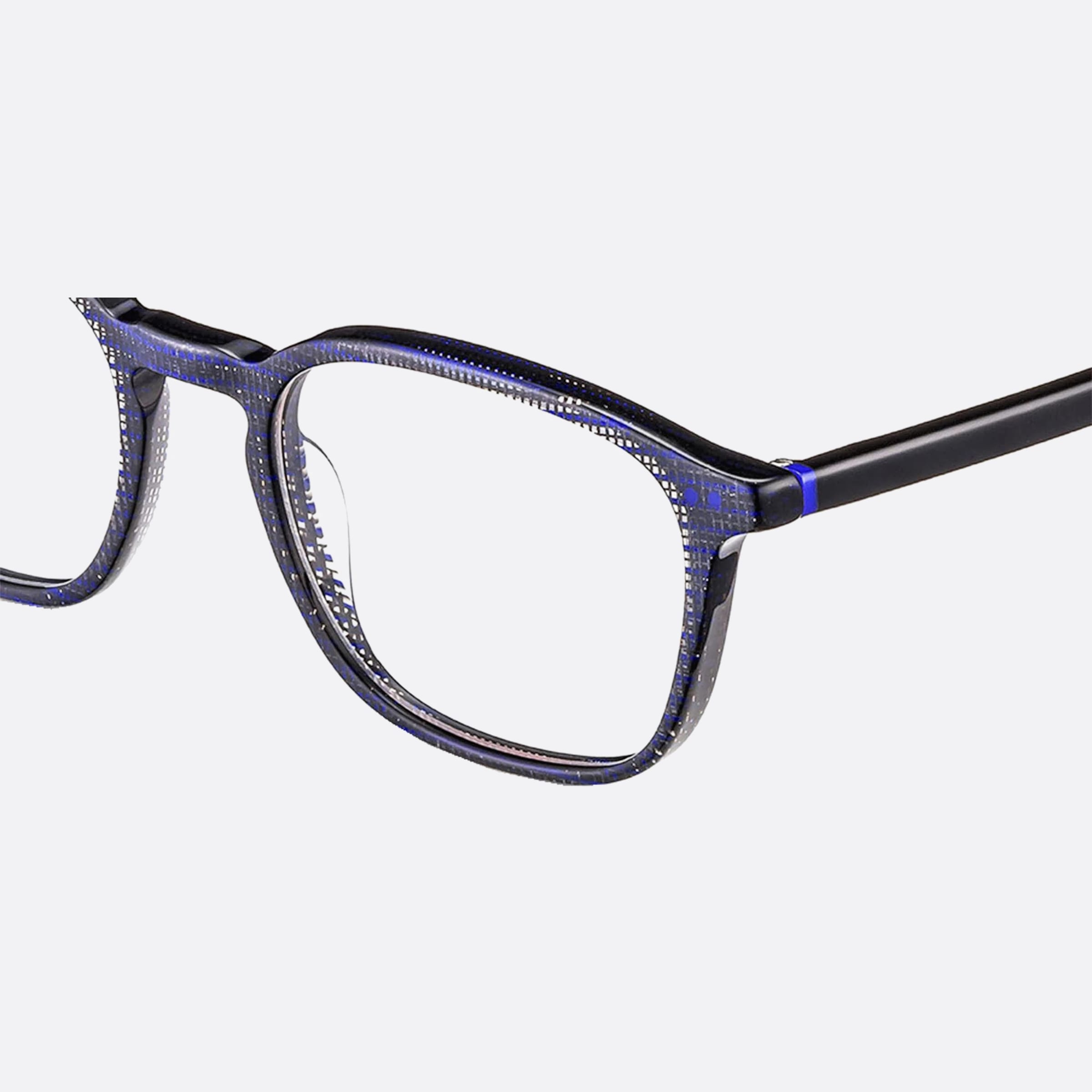 Etnia Barcelona Redwood Blue Geometric Unisex Eyeglasses - Lifestyle Shot