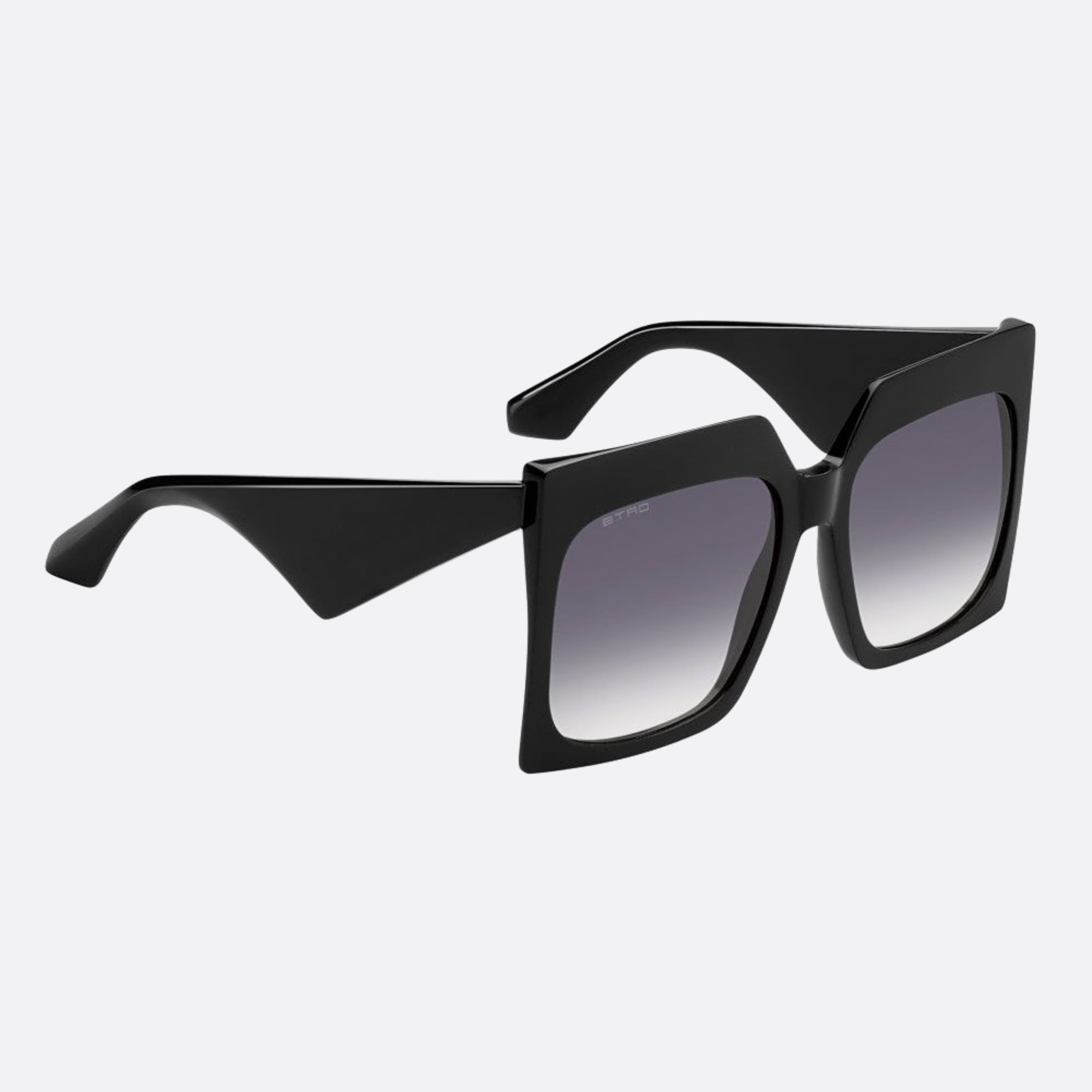 Etro 60mm Etro Black Oversize Women Sunglasses - Detail View