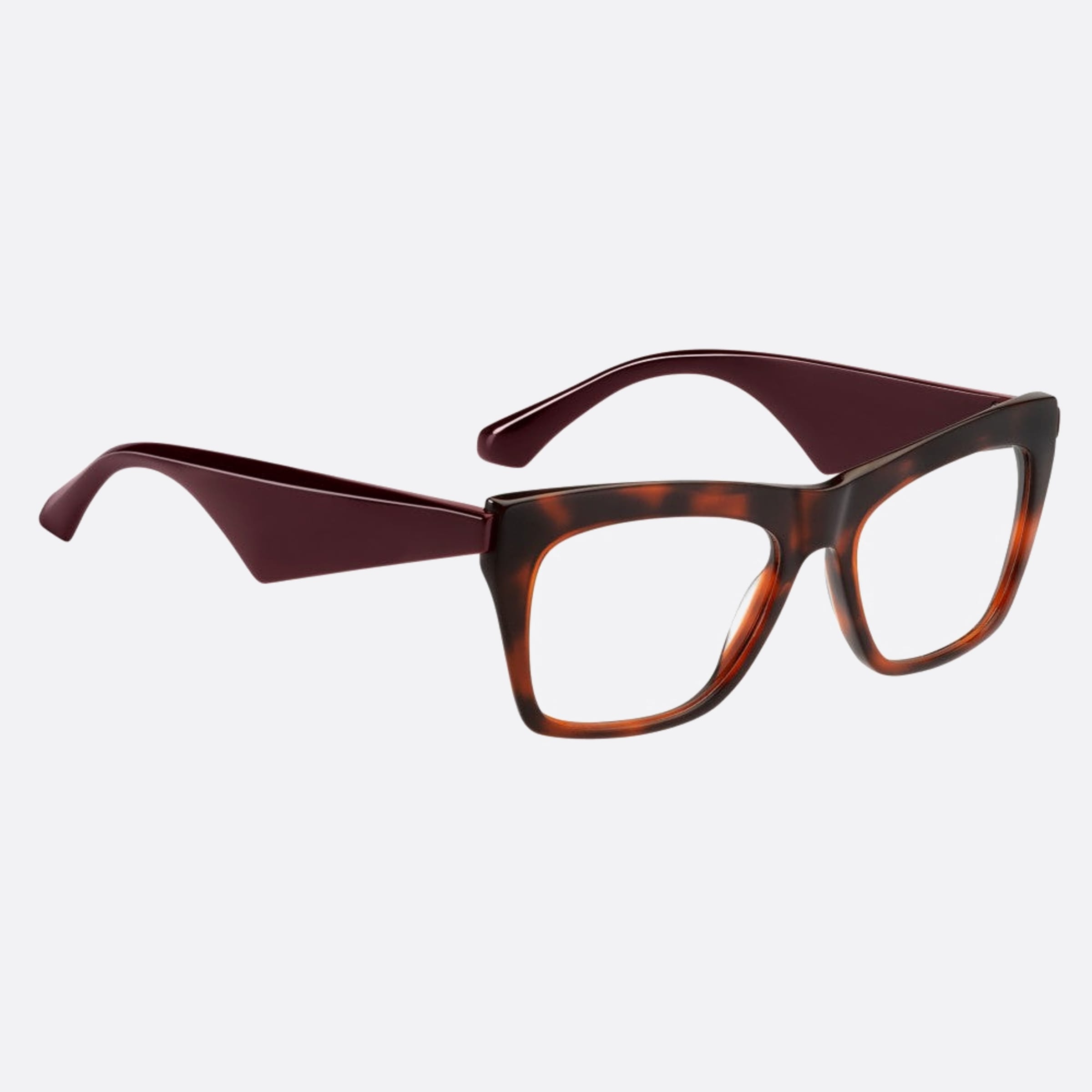 Etro 53mm Etro Havana Butterfly Unisex Eyeglasses - Detail View