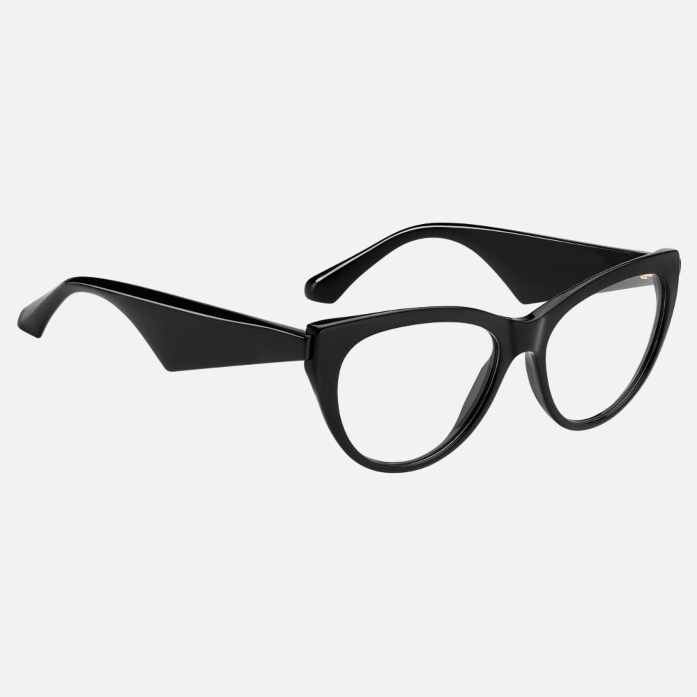 Etro 55mm Etro Black Cat Eye Women Eyeglasses - Detail View