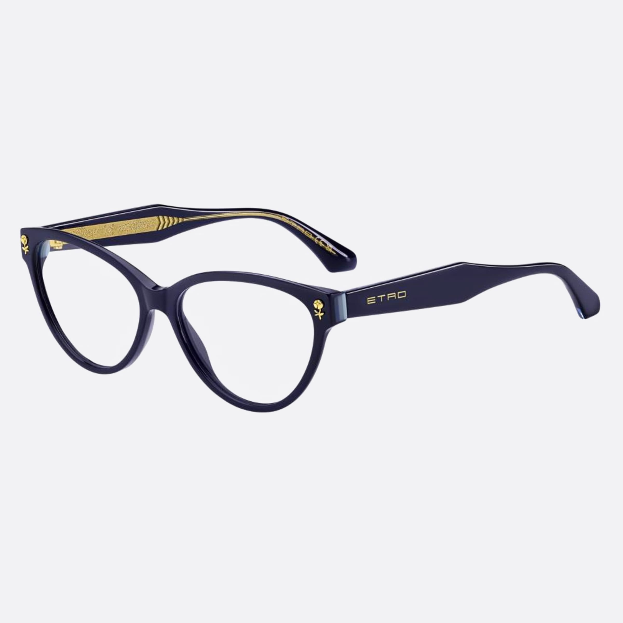 Etro 56mm Etro Pjp Blue Squared Women Eyeglasses - Side View
