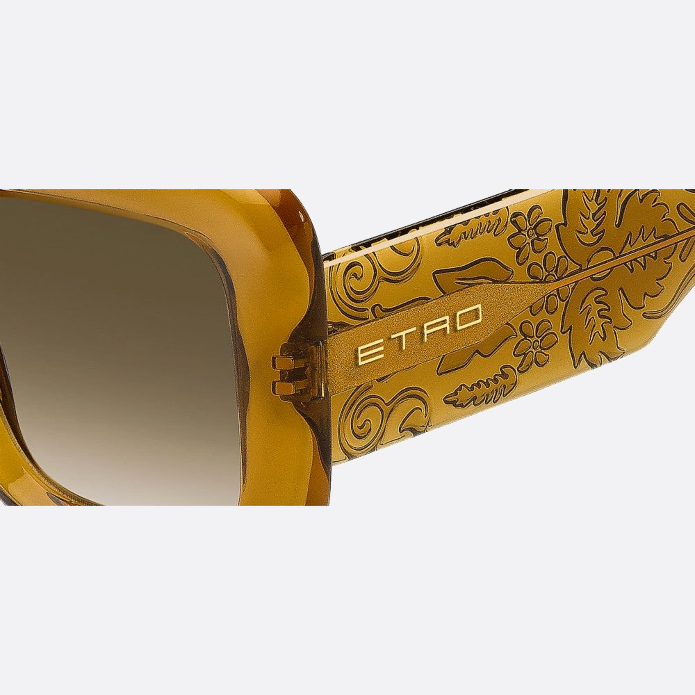 Etro 48mm Etro Etv Yellow Oversize Women Sunglasses - Lifestyle Shot