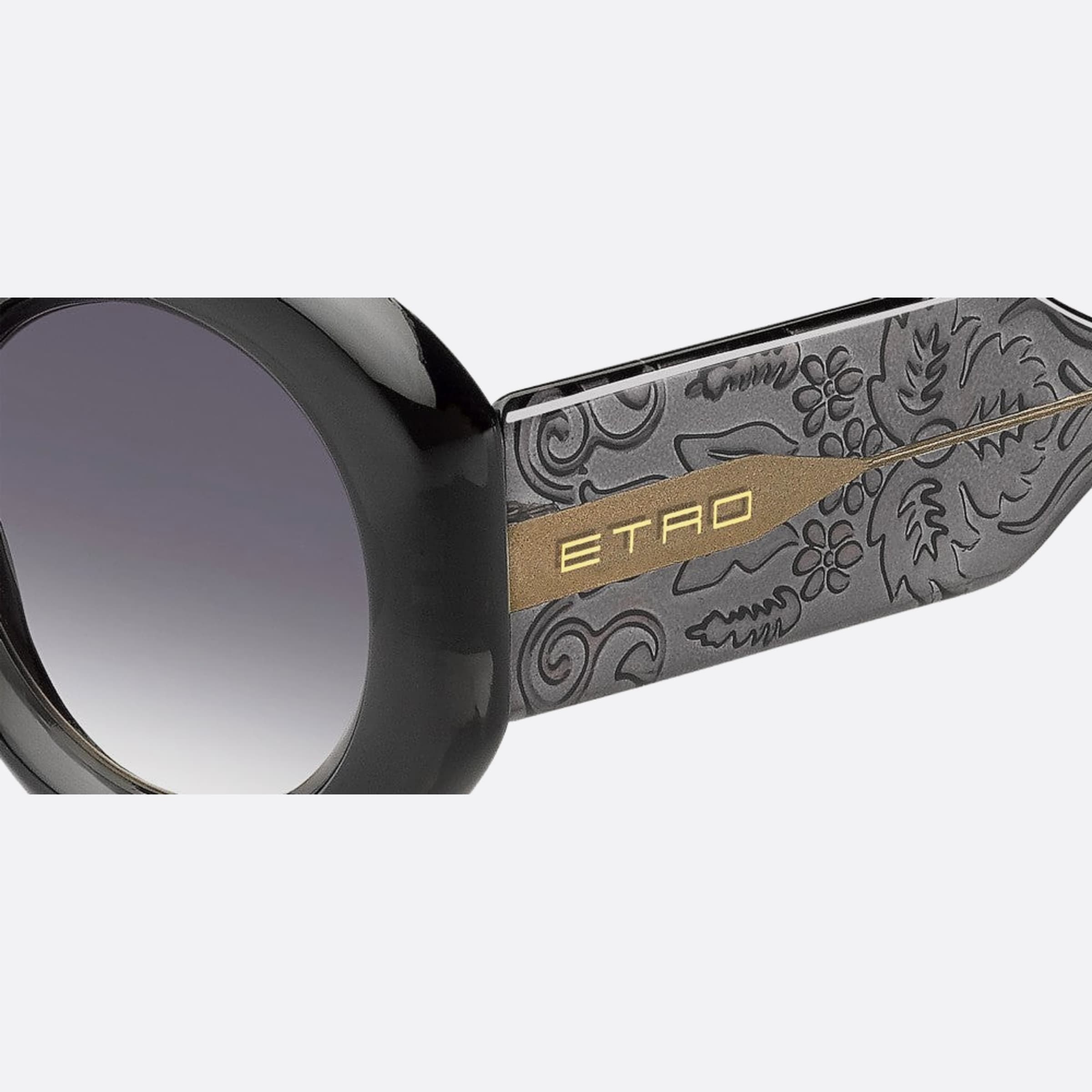 Etro 51mm Etro Kb7 Grey Round Women Sunglasses - Lifestyle Shot
