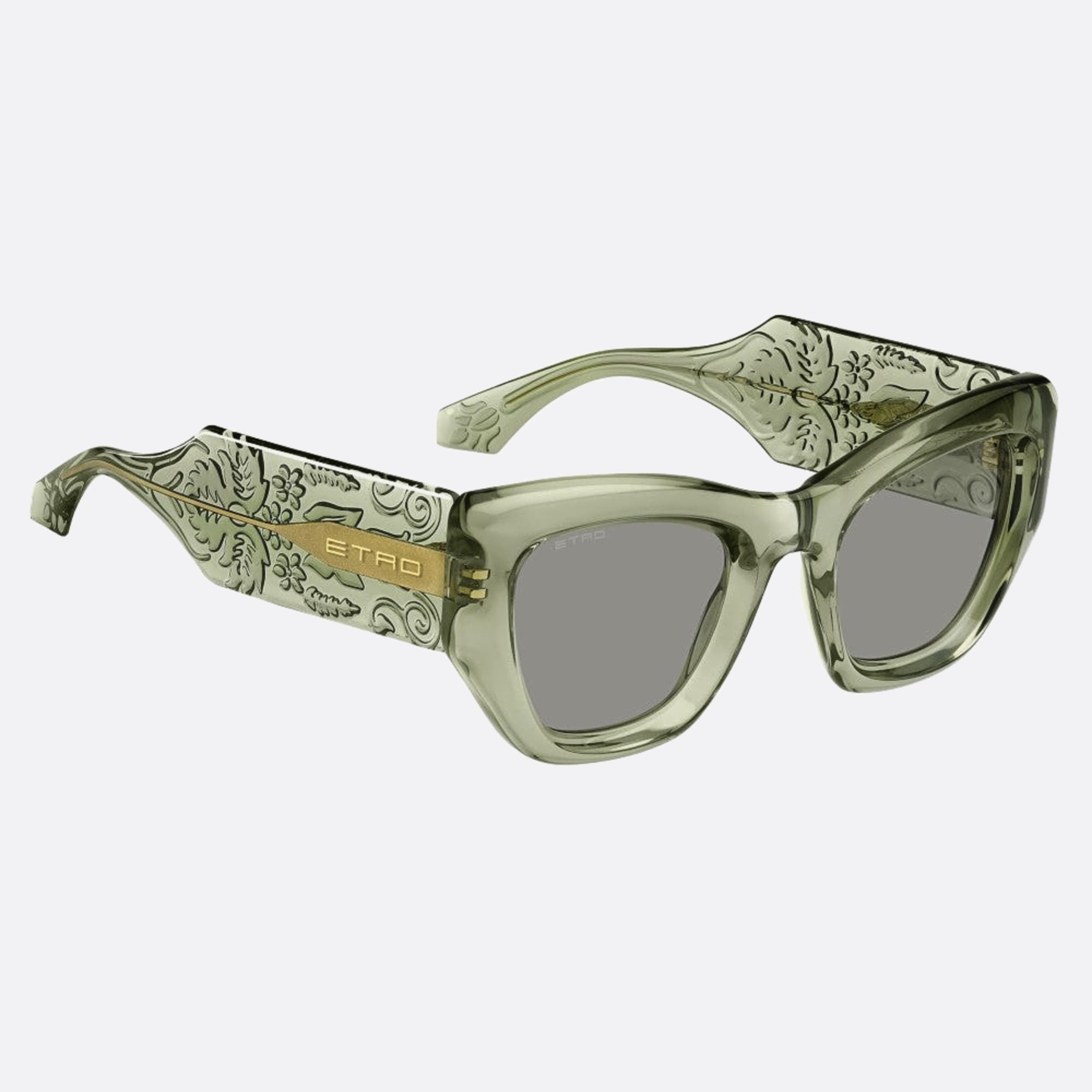 Etro 51mm Etro 1ed Green Butterfly Women Sunglasses - Detail View
