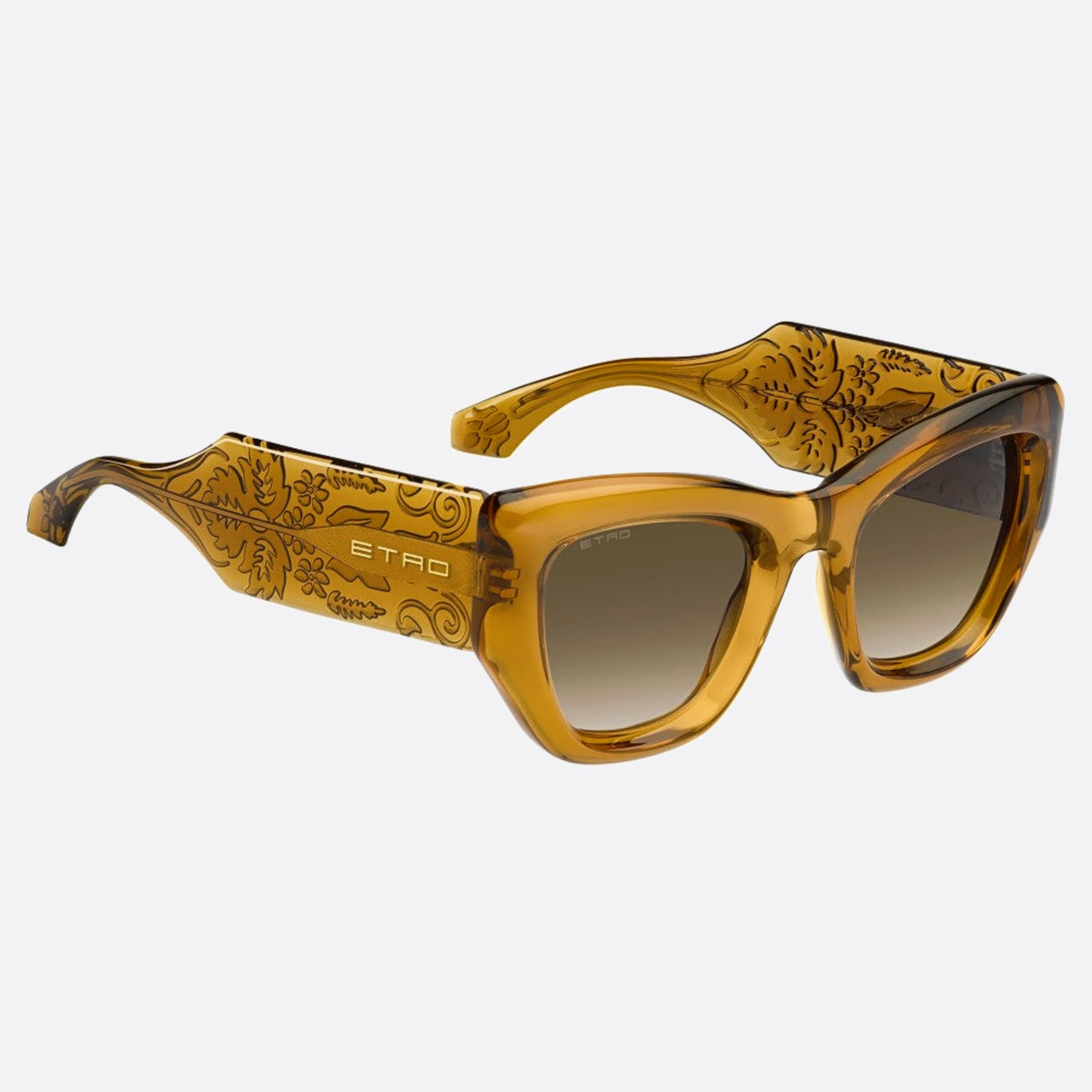 Etro 51mm Etro Etv Yellow Butterfly Women Sunglasses - Detail View