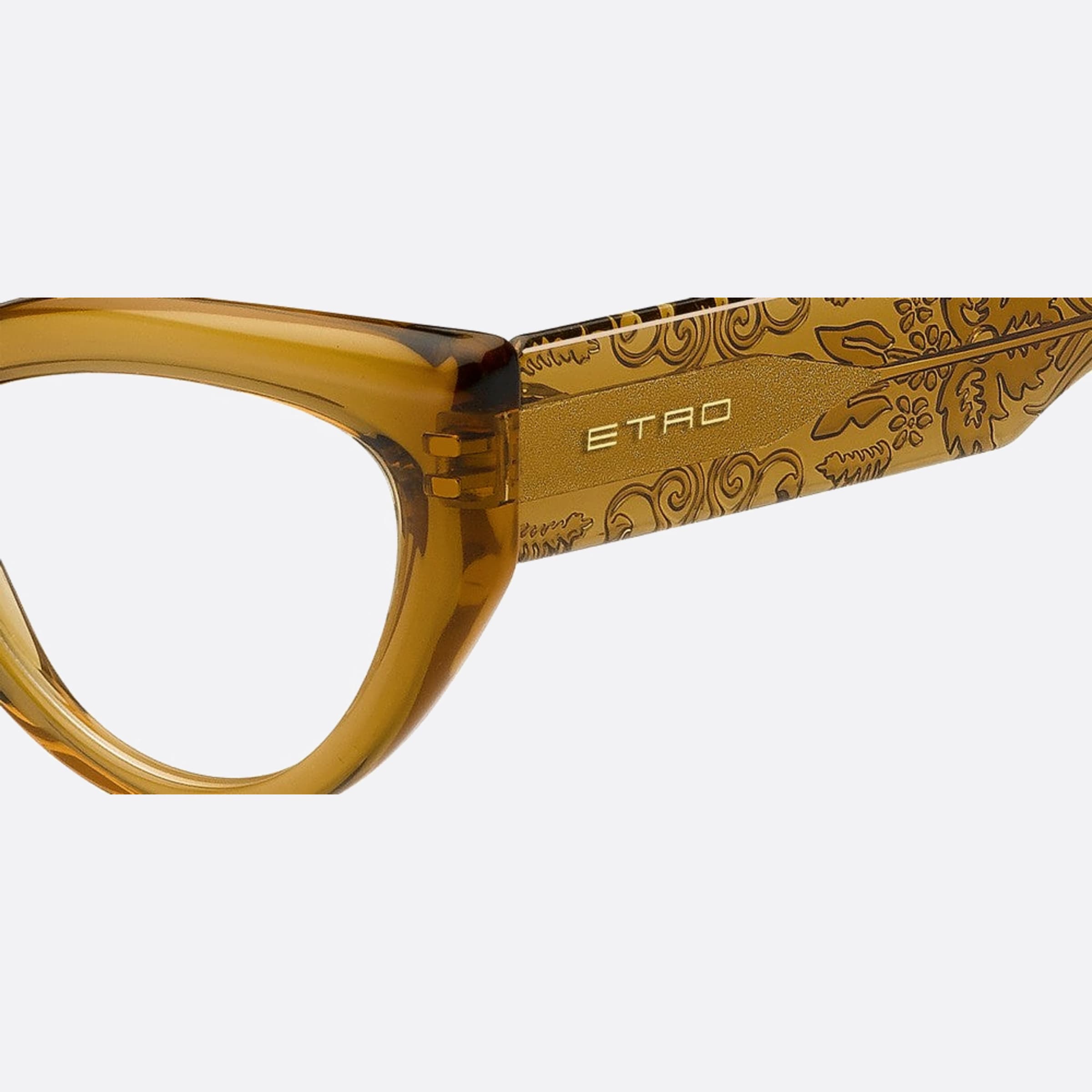 Etro 51mm Etro Etv Yellow Cat Eye Women Eyeglasses - Lifestyle Shot