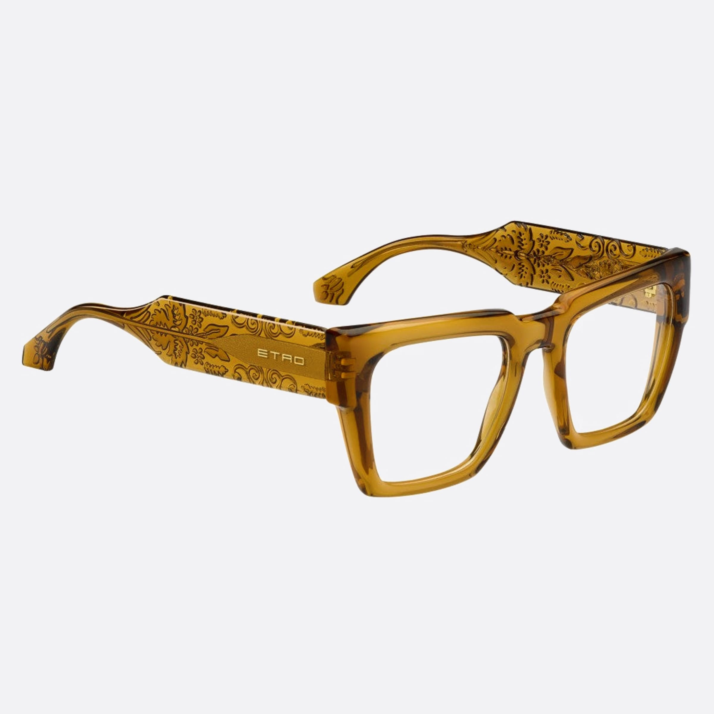 Etro 50mm Etro Etv Yellow Butterfly Women Eyeglasses - Detail View