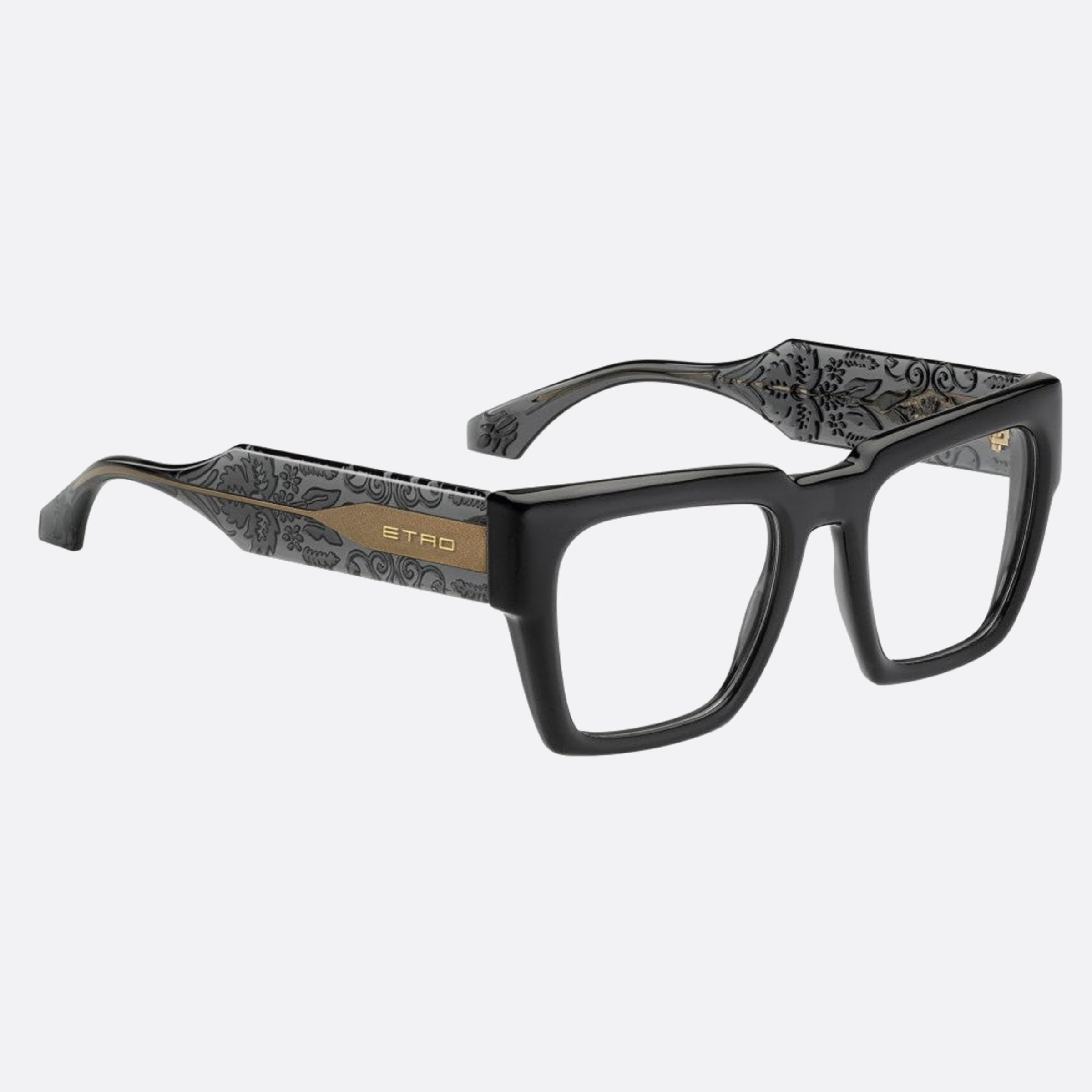 Etro 50mm Etro Kb7 Grey Butterfly Women Eyeglasses - Detail View