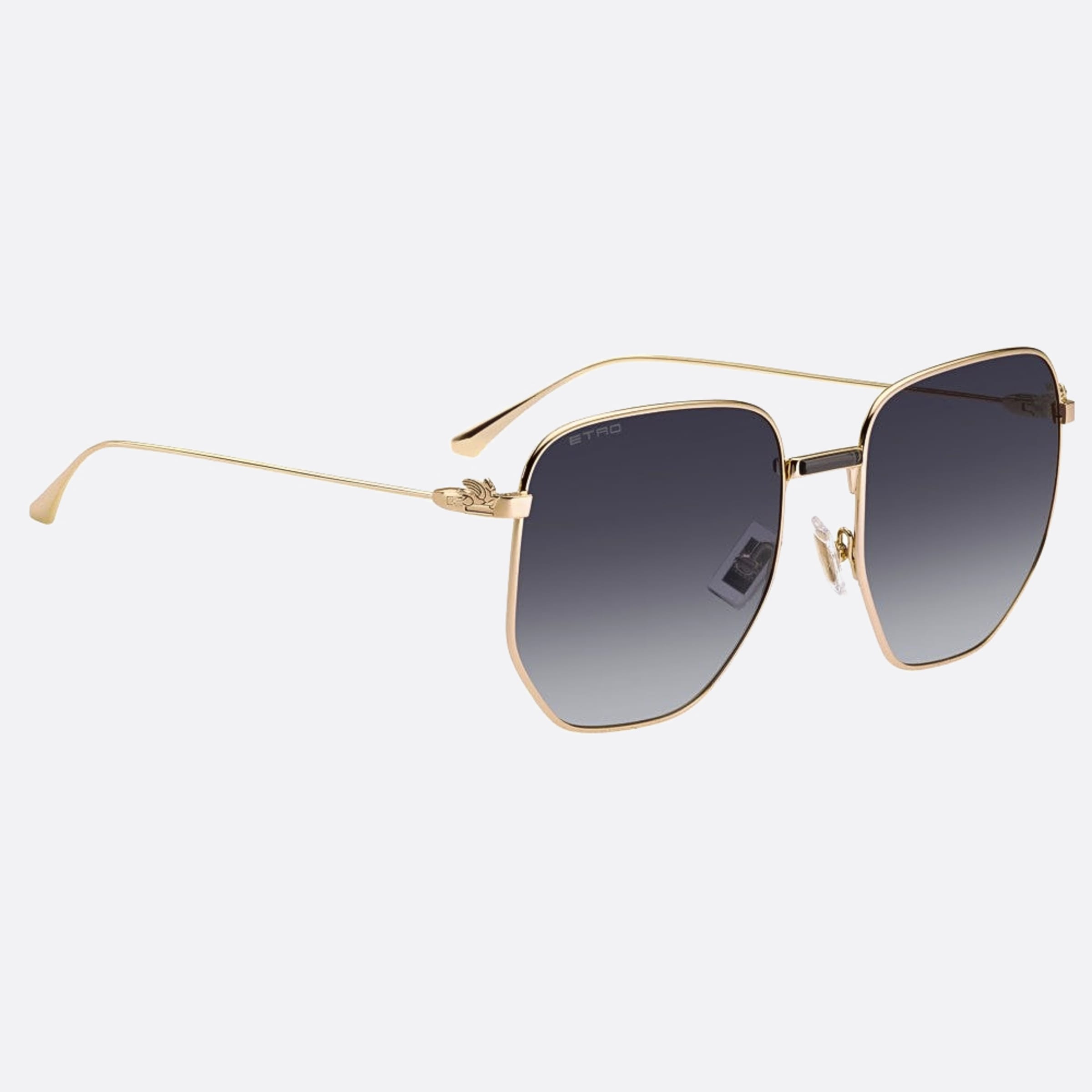 Etro 60mm Etro Rose Gold Geometric Women Sunglasses - Detail View