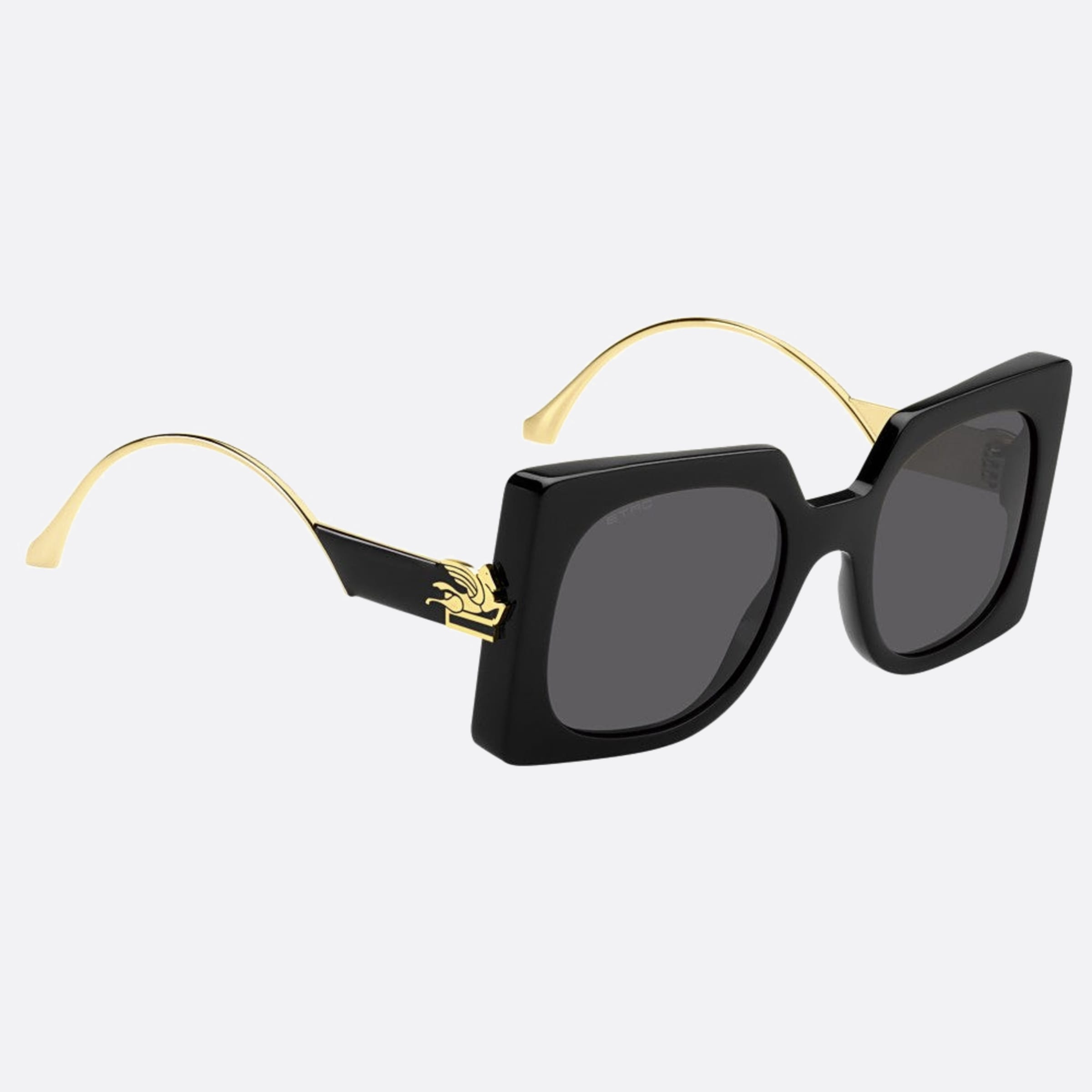 Etro 54mm Etro Black Oversize Women Sunglasses - Detail View