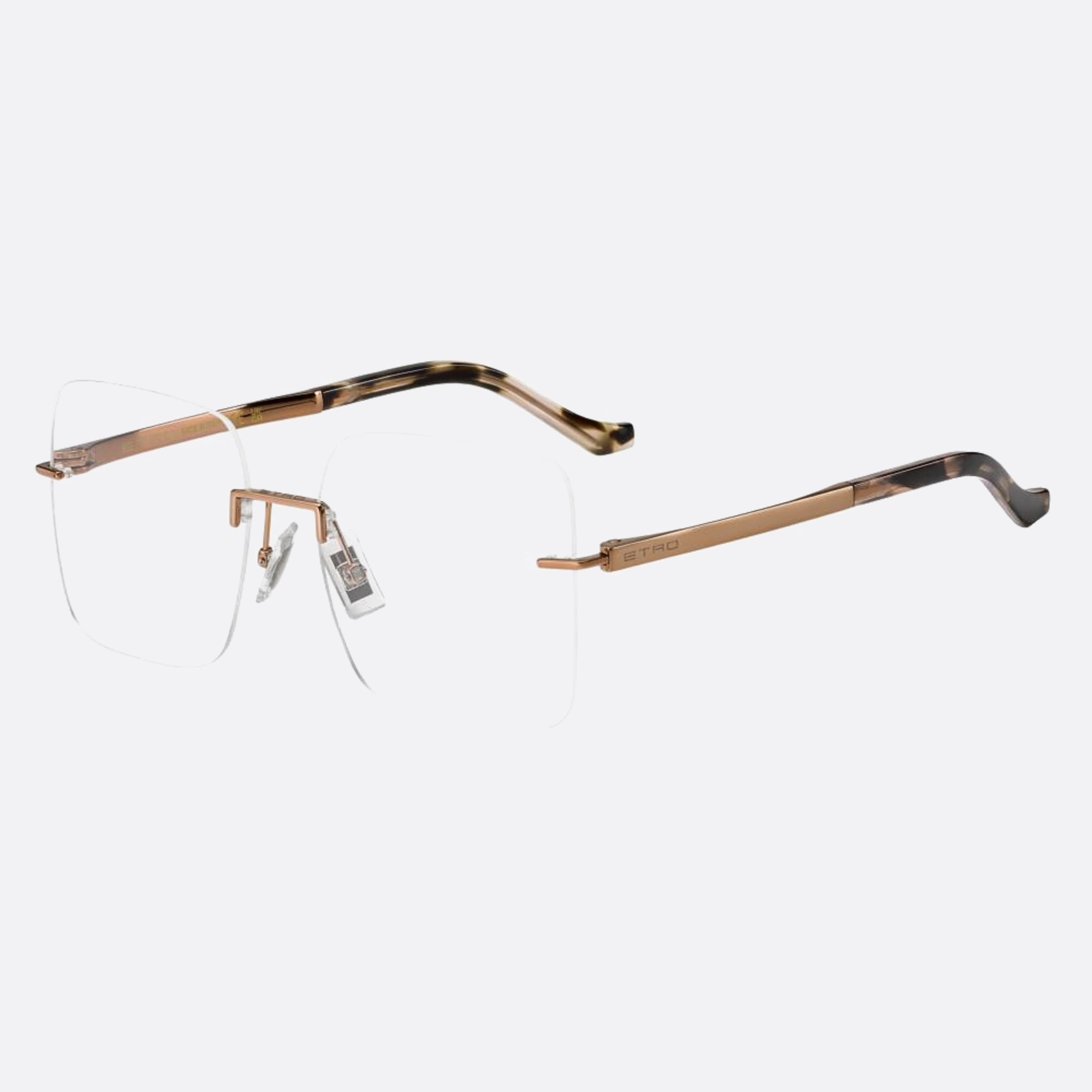 Etro 55mm Etro Fwm Pink Geometric Women Eyeglasses - Side View