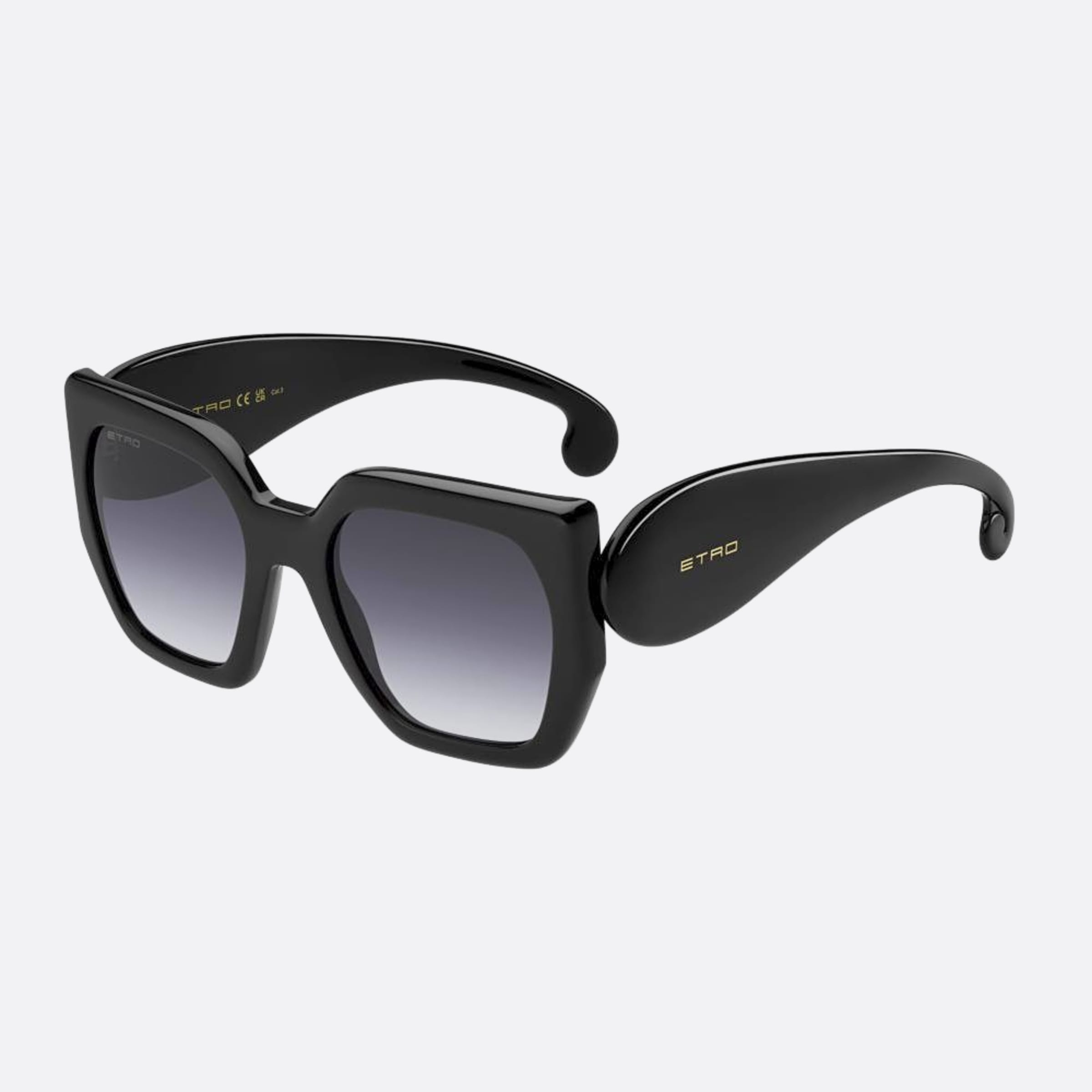 Etro 54mm Etro Black Butterfly Women Sunglasses - Side View