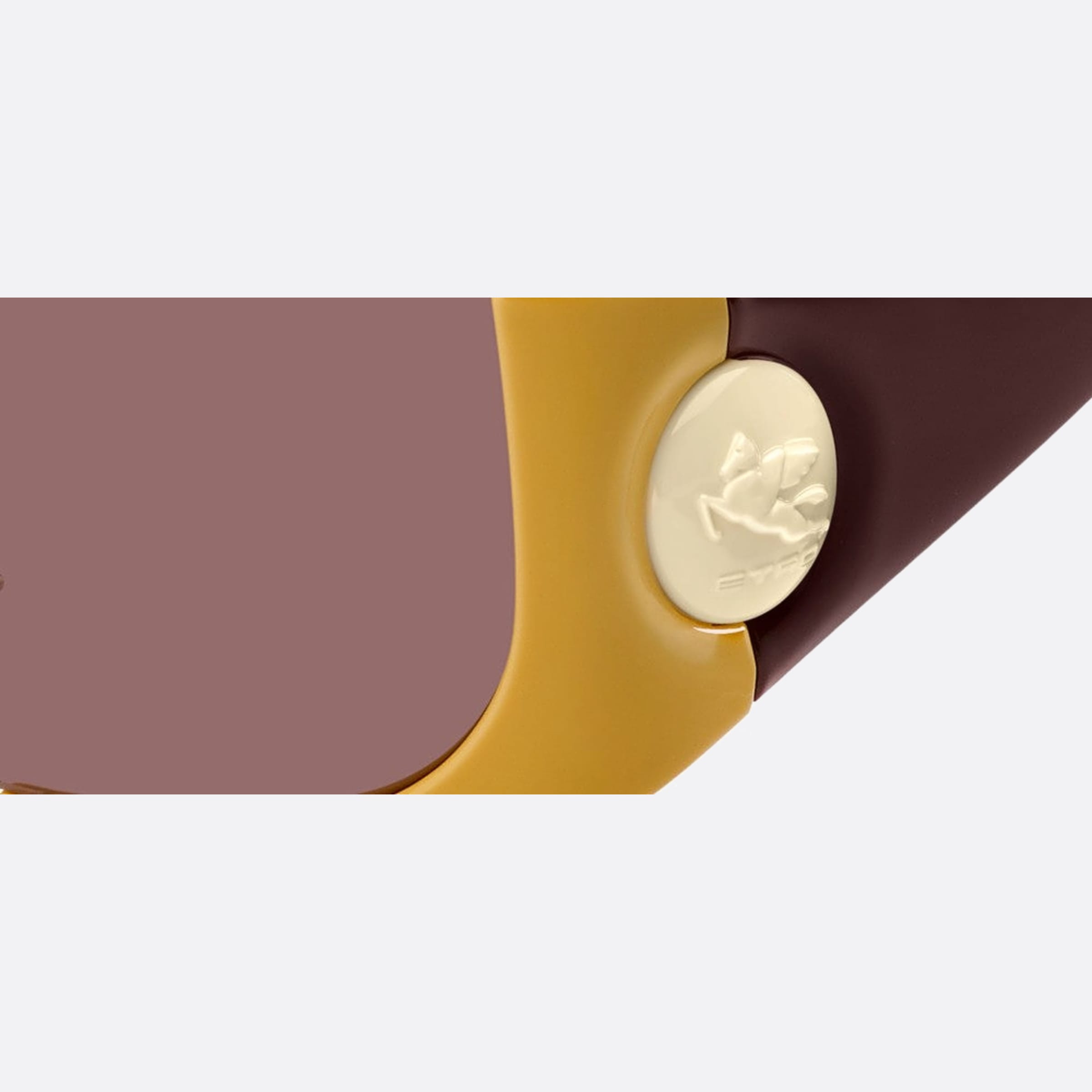 Etro 99mm Etromacaron 40g Yellow Shield Women Sunglasses - Lifestyle Shot