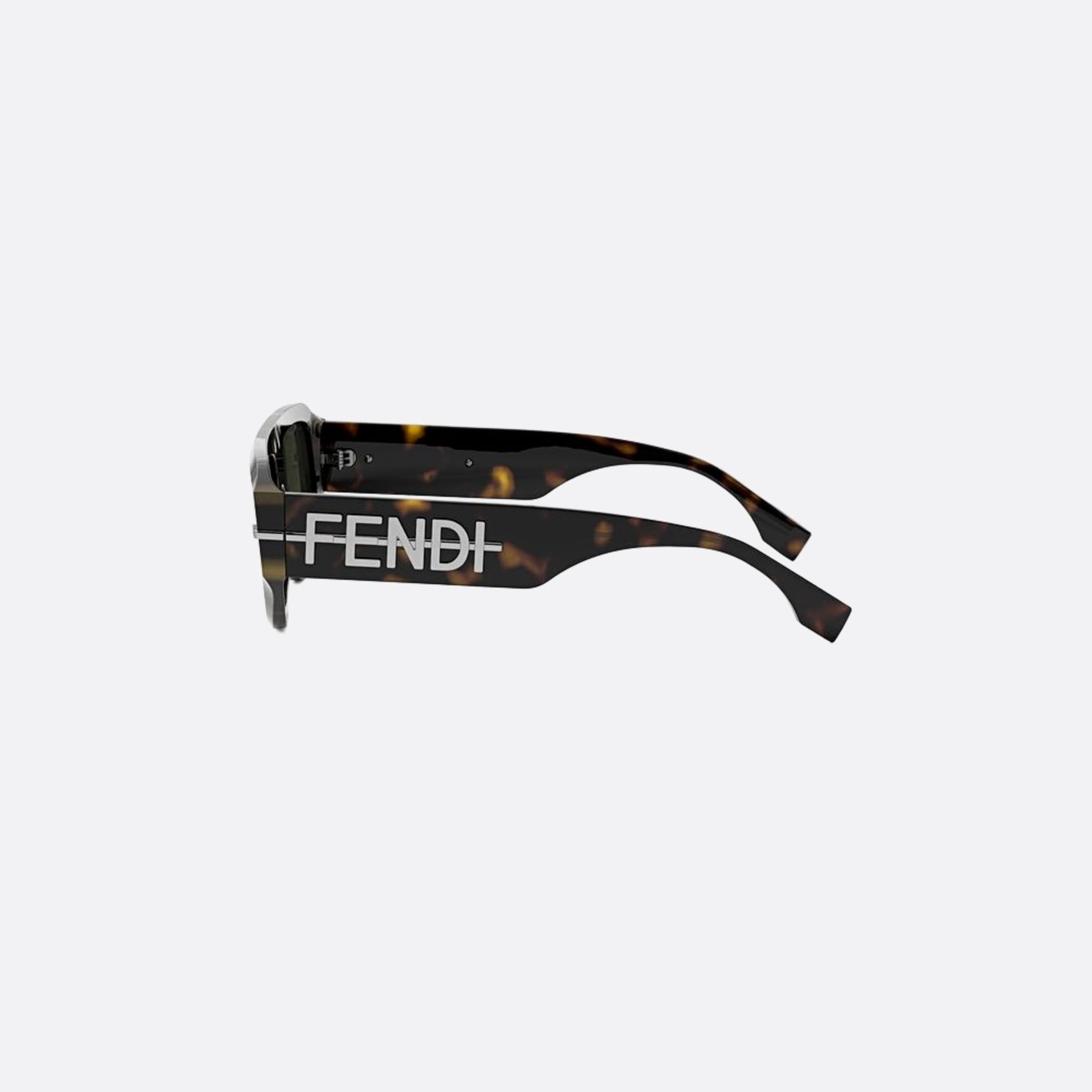 Fendi 54mm 52n Havana Squared Men Sunglasses - Detail View