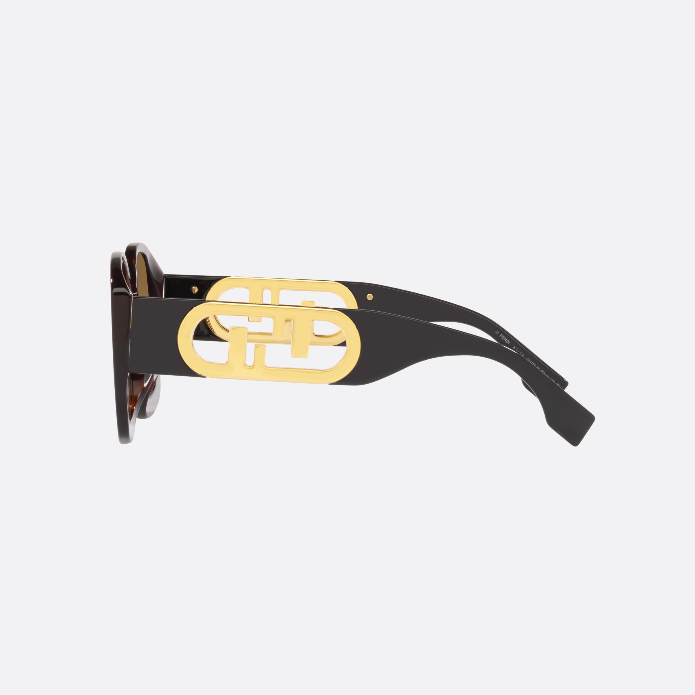 Fendi 54mm Fe40048u 52f Tortoise Rectangle Women Sunglasses - Detail View