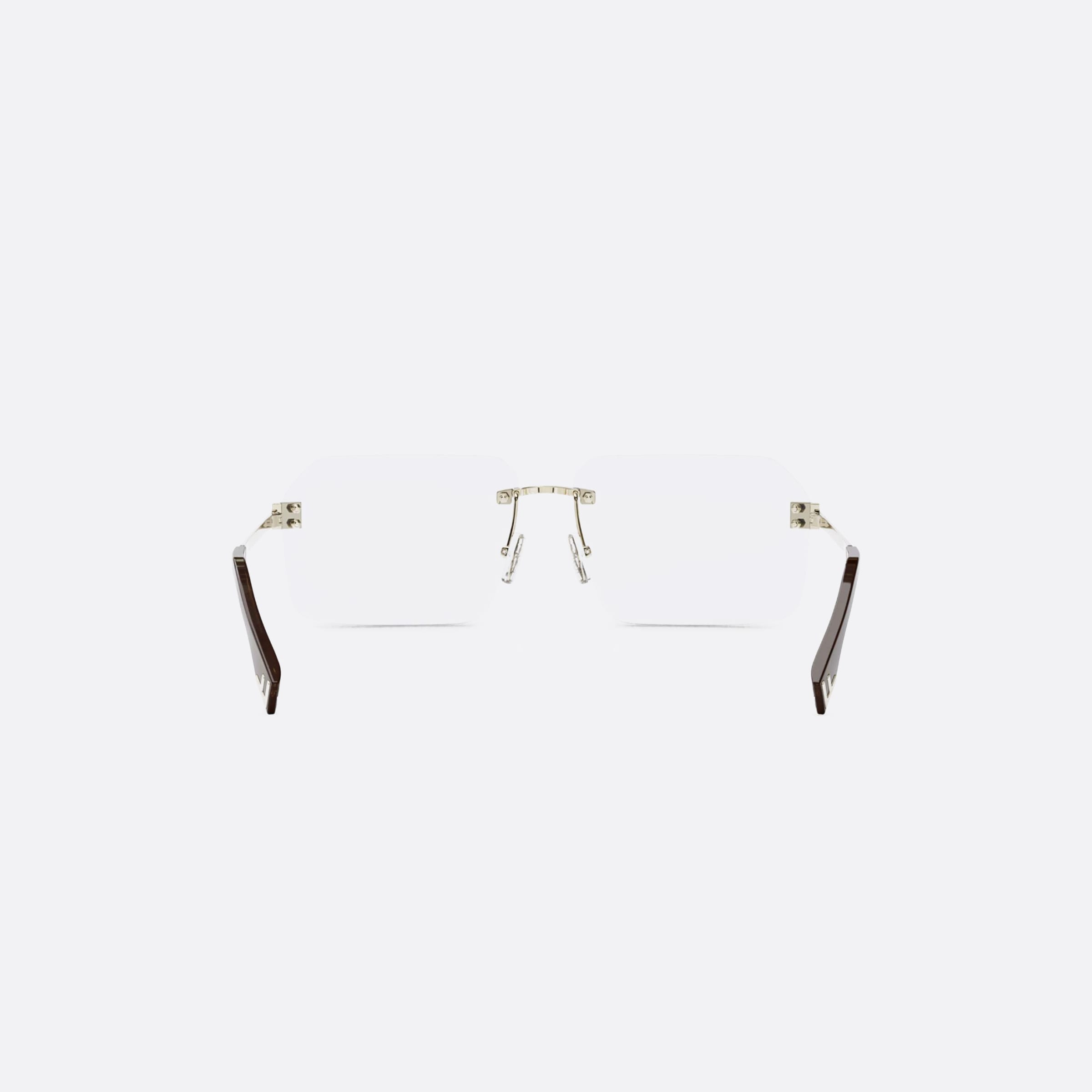 Fendi 59mm Fe50035u Gold Men Eyeglasses - Additional Angle