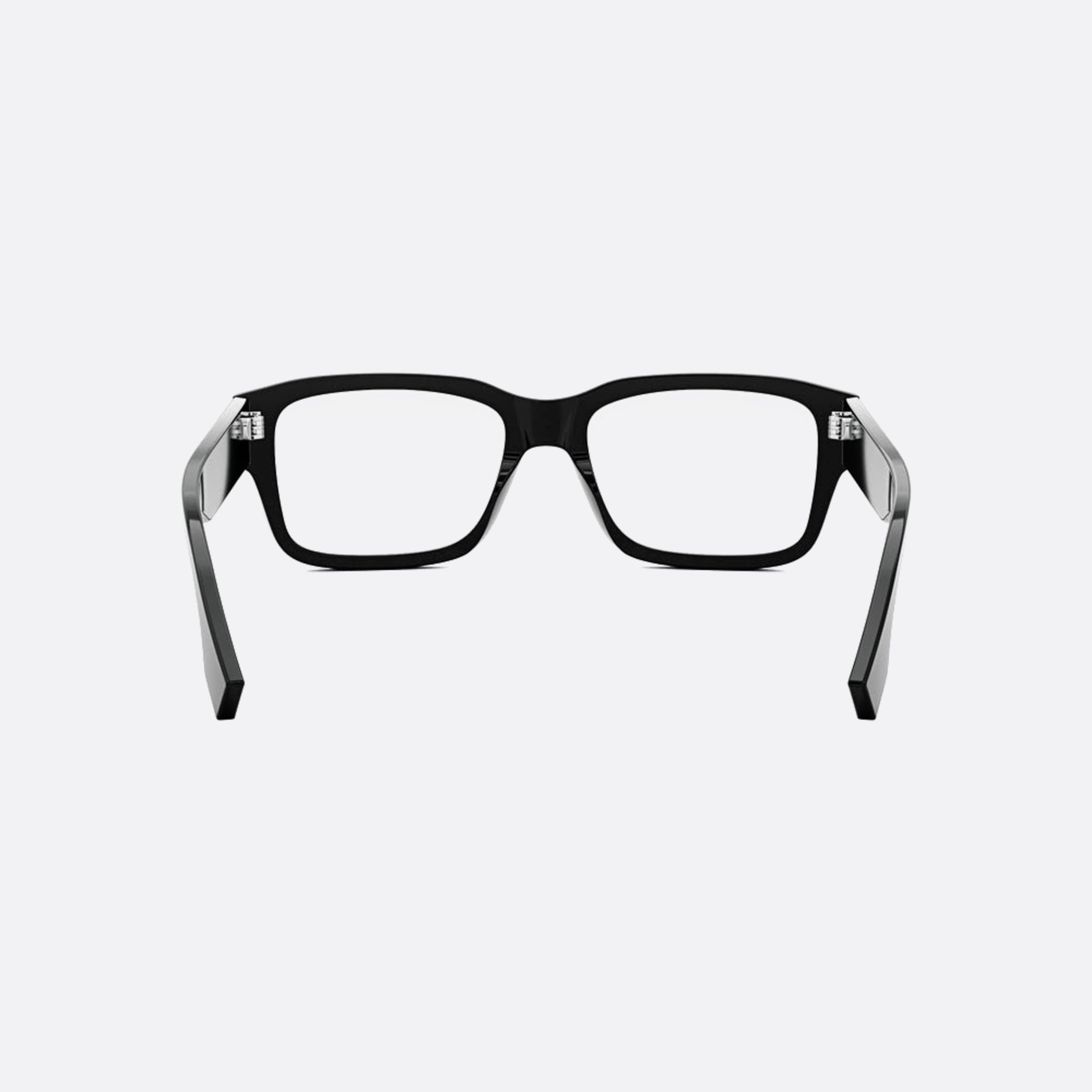 Fendi 55mm Fe50079i Black Rectangle Unisex Eyeglasses - Additional Angle