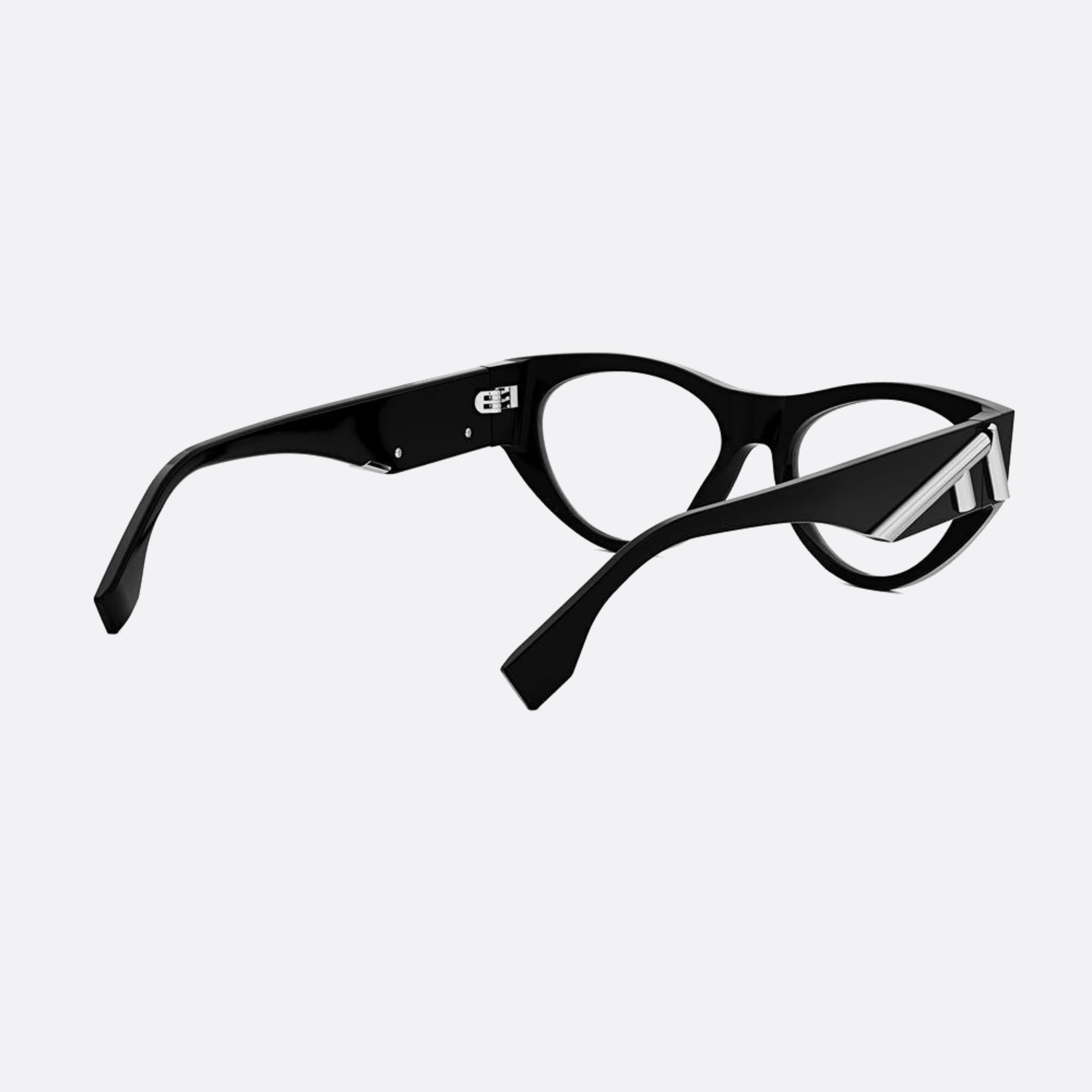 Fendi 52mm Fendi First Black Cat Eye Women Eyeglasses - Additional Angle