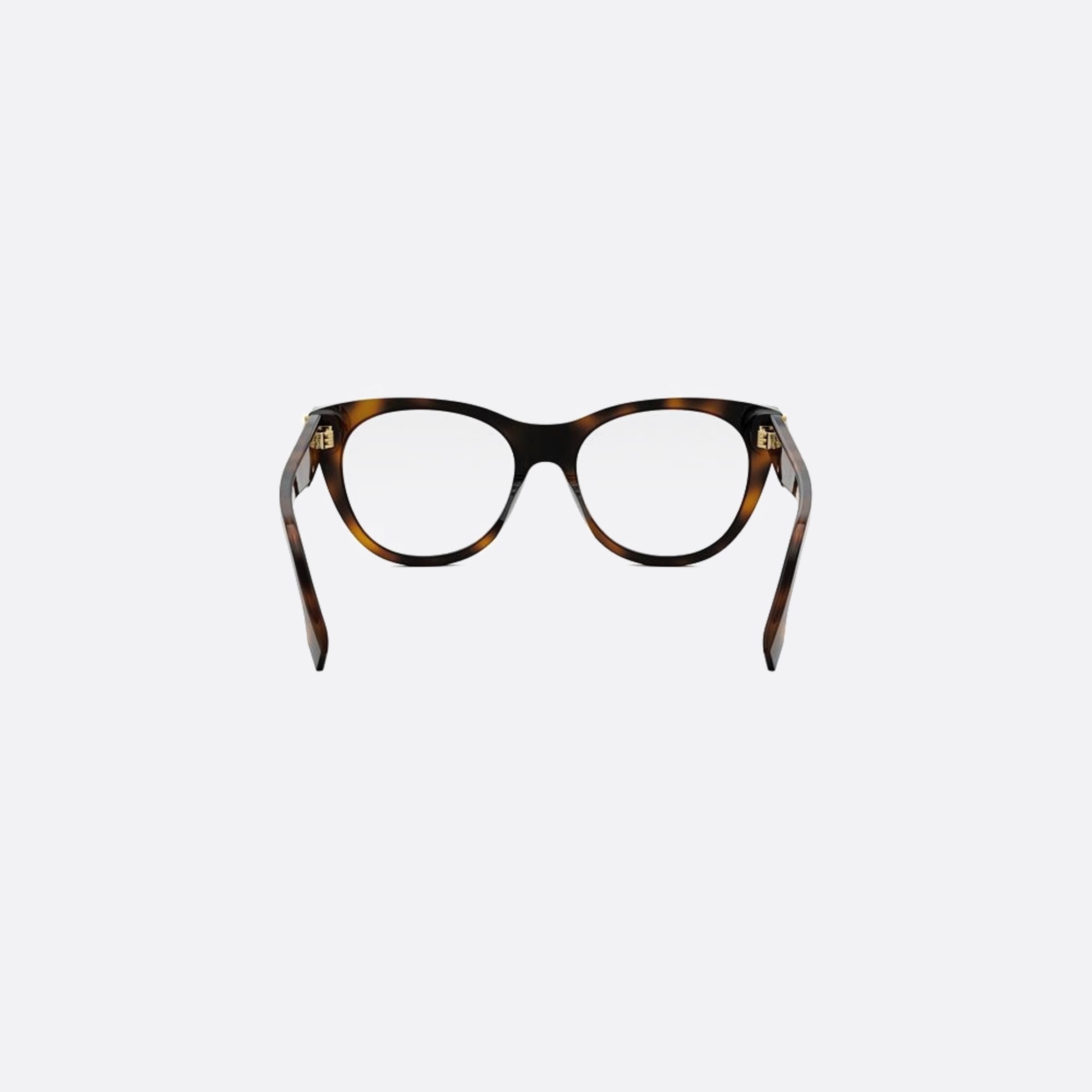 Fendi 53mm Fendi First Havana Round Women Eyeglasses - Additional Angle