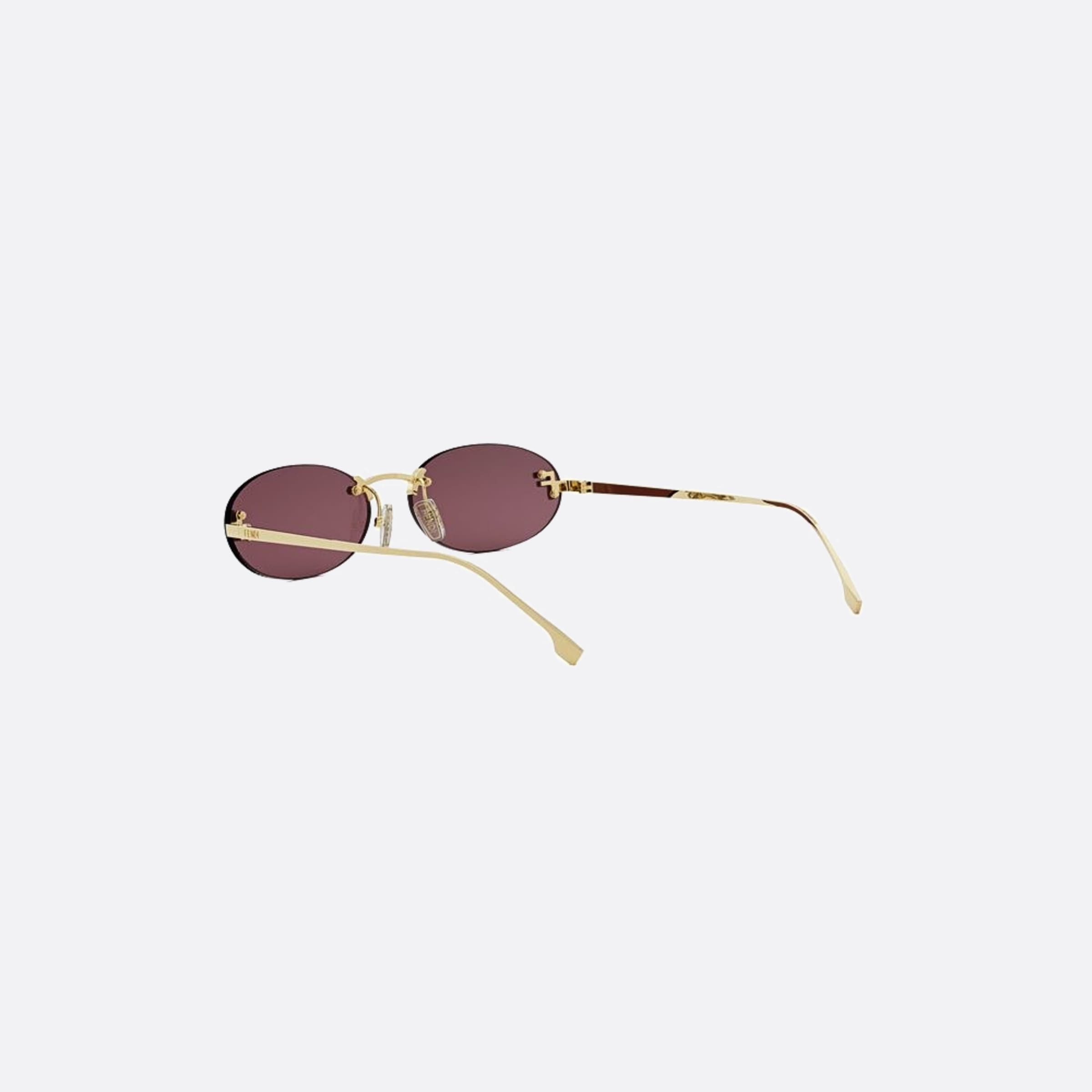Fendi 54mm Fendi First Crystal 30y Yellow Oval Women Sunglasses - Lifestyle Shot