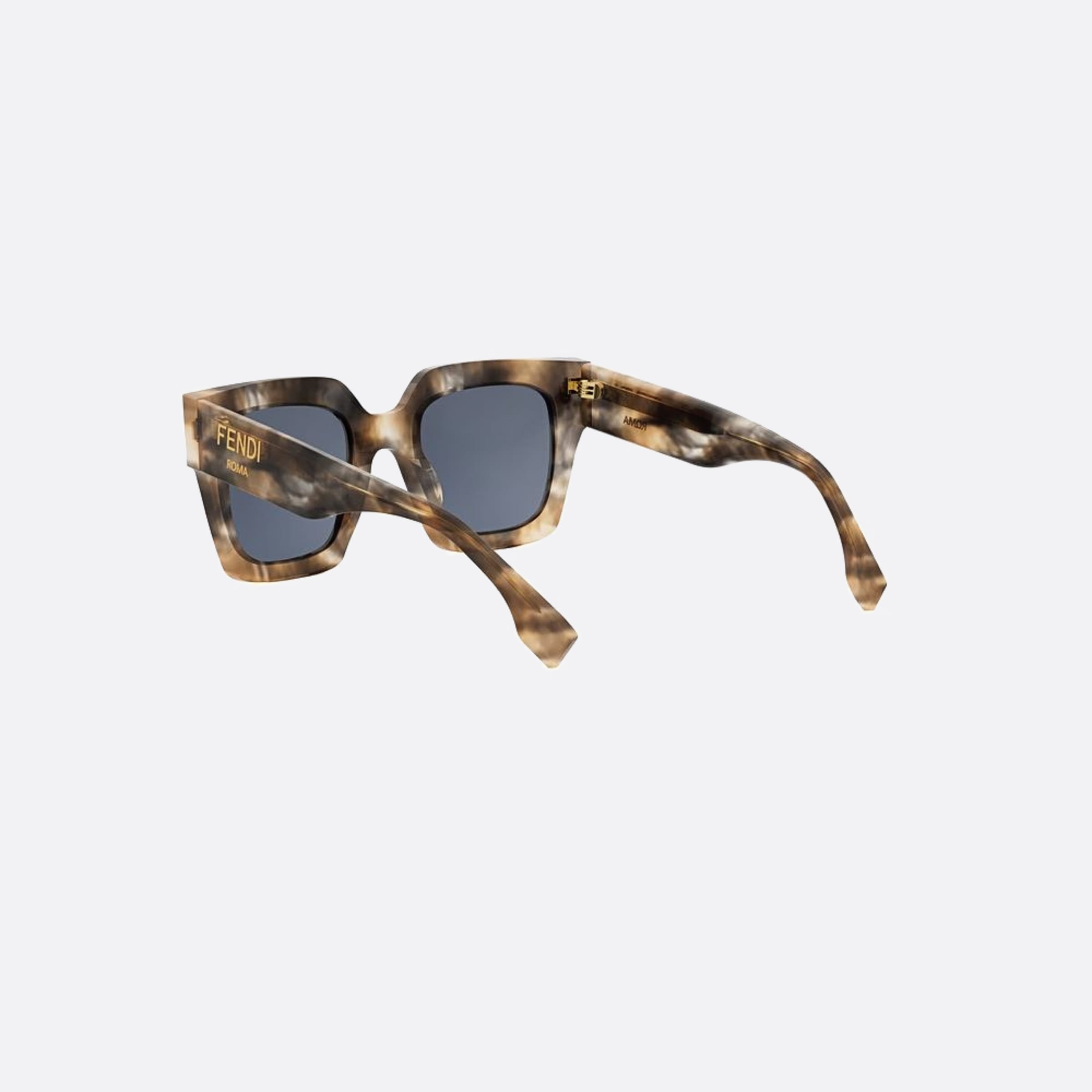 Fendi 50mm Fendi Roma 56v Havana Squared Women Sunglasses - Lifestyle Shot