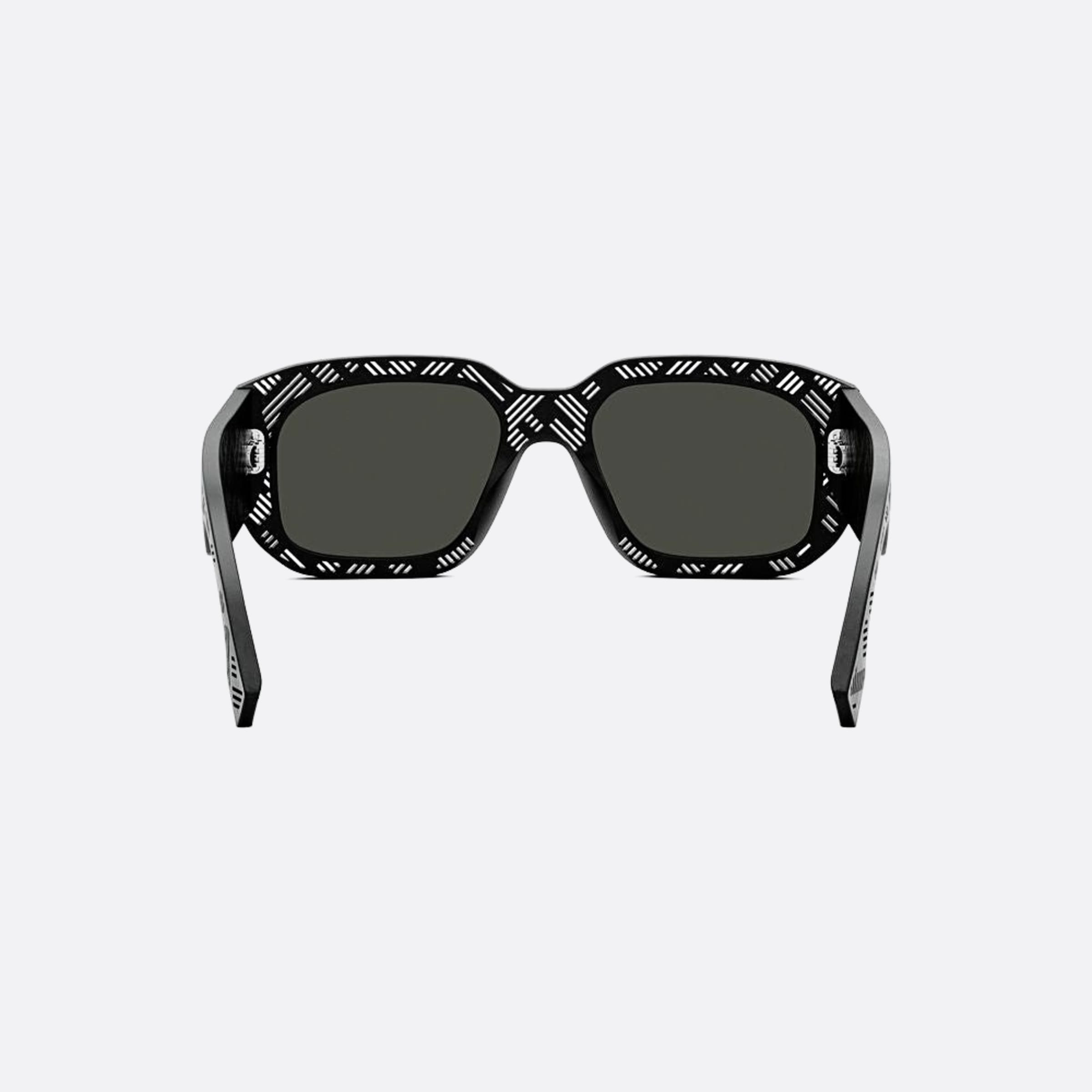 Fendi 52mm Fendi Shadow 02a Black Rectangle Men Sunglasses - Additional Angle