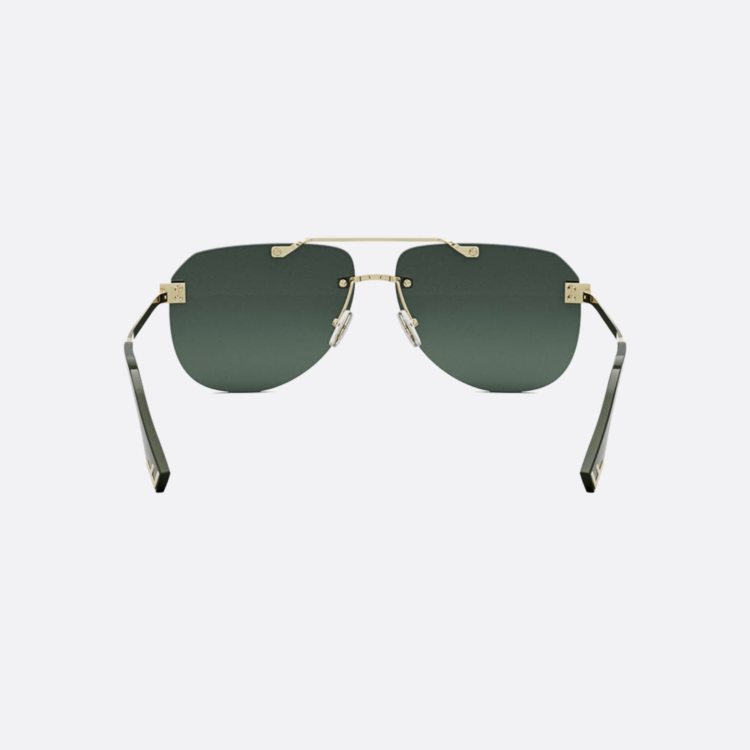 Fendi 61mm Fendi Sky 32n Gold Pilot Men Sunglasses - Additional Angle
