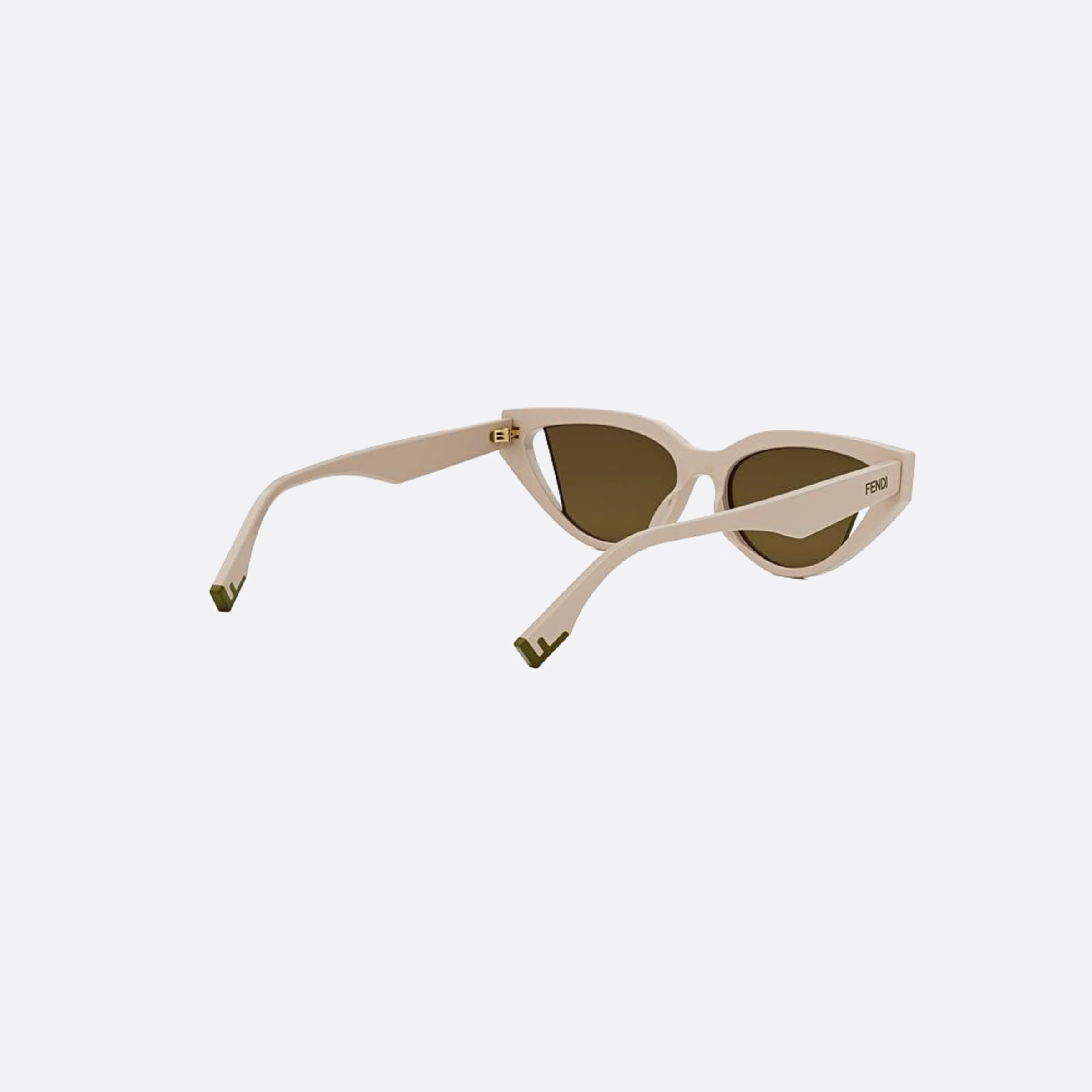 Fendi 52mm Fendi Way 57j Brown Cat Eye Women Sunglasses - Additional Angle