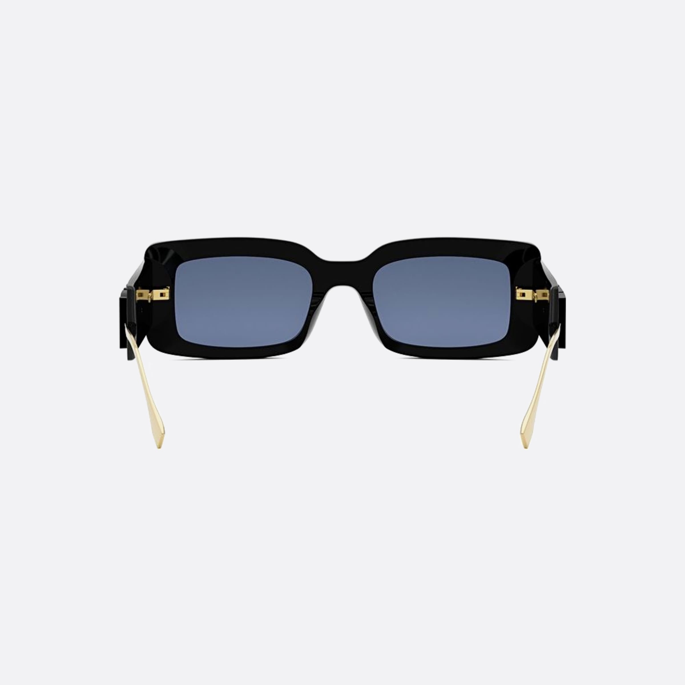 Fendi 51mm Fendigraphy 01v Black Rectangle Women Sunglasses - Additional Angle