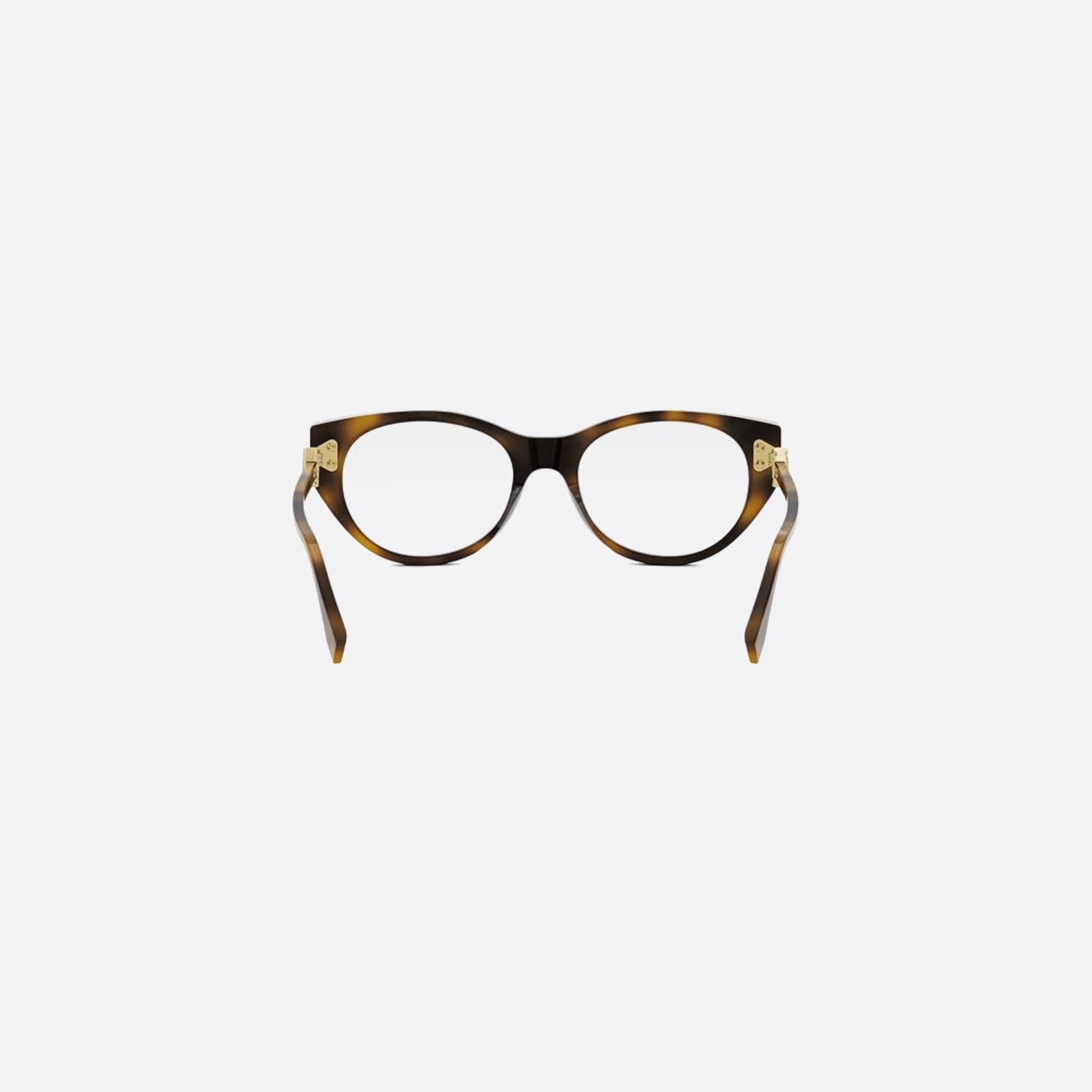 Fendi 53mm Diamonds Havana Oval Women Eyeglasses - Additional Angle