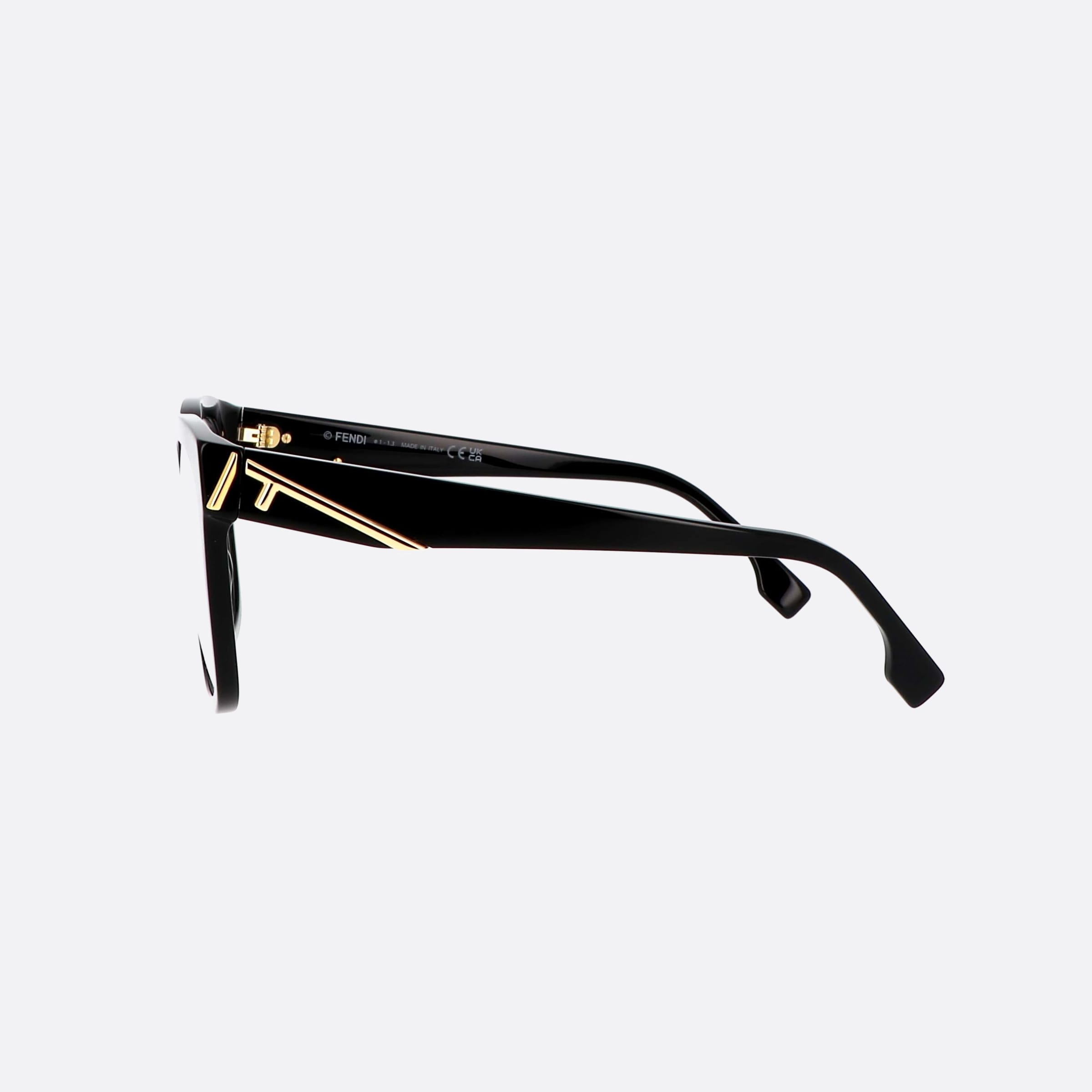 Fendi 54mm First Fe50064i Black Women Eyeglasses - Detail View