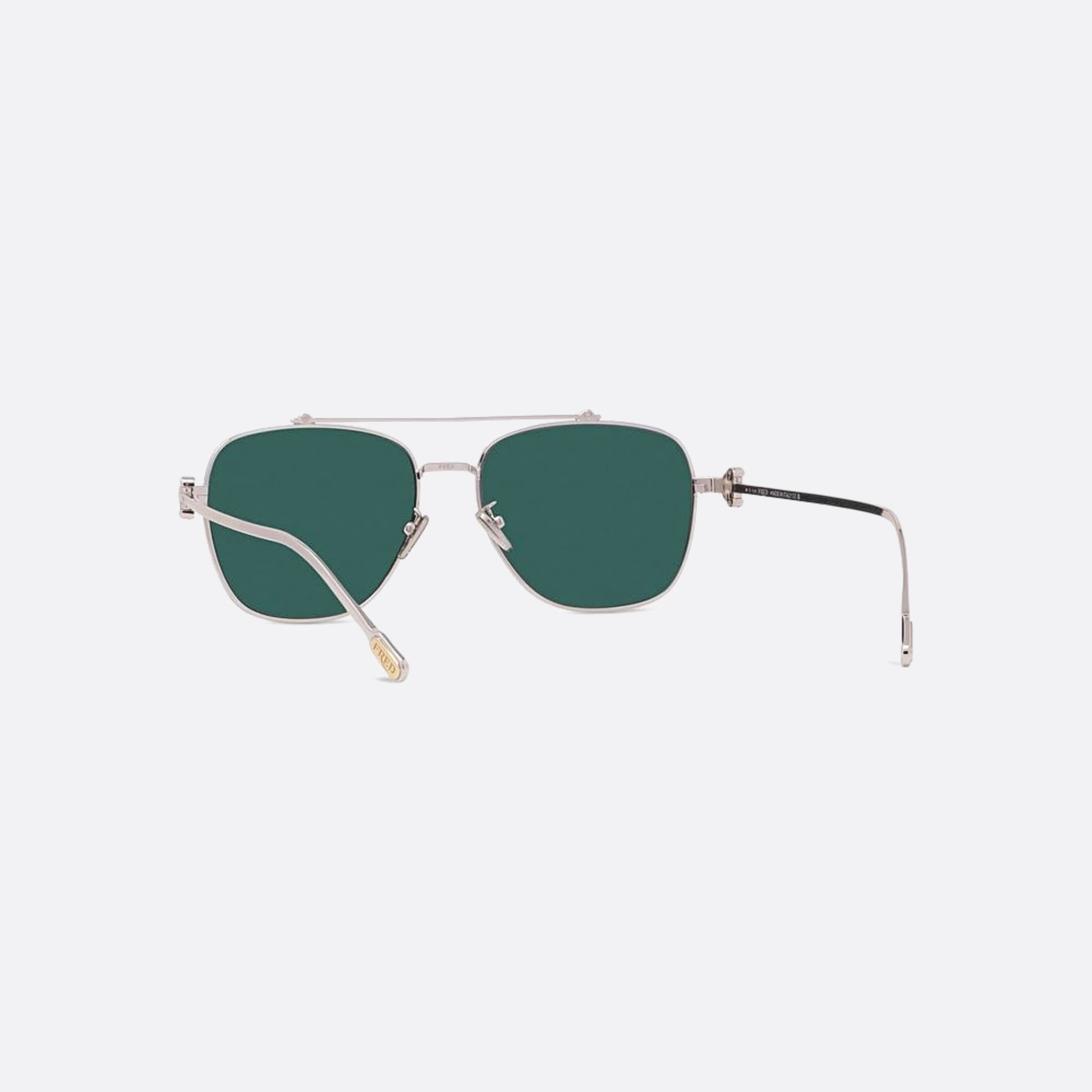 Fred 56mm Winch 16r Silver Squared Men Sunglasses - Lifestyle Shot
