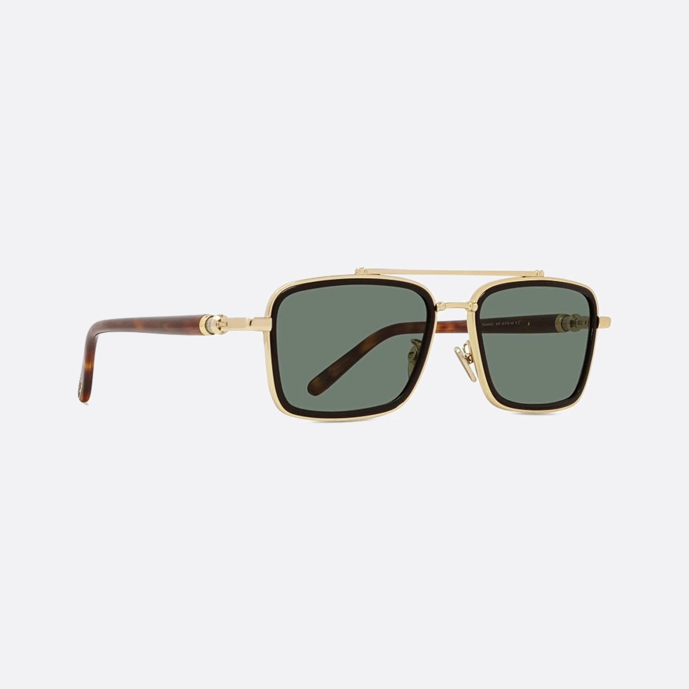 Fred 55mm Winch 30n Yellow Rectangle Men Sunglasses - Additional Angle