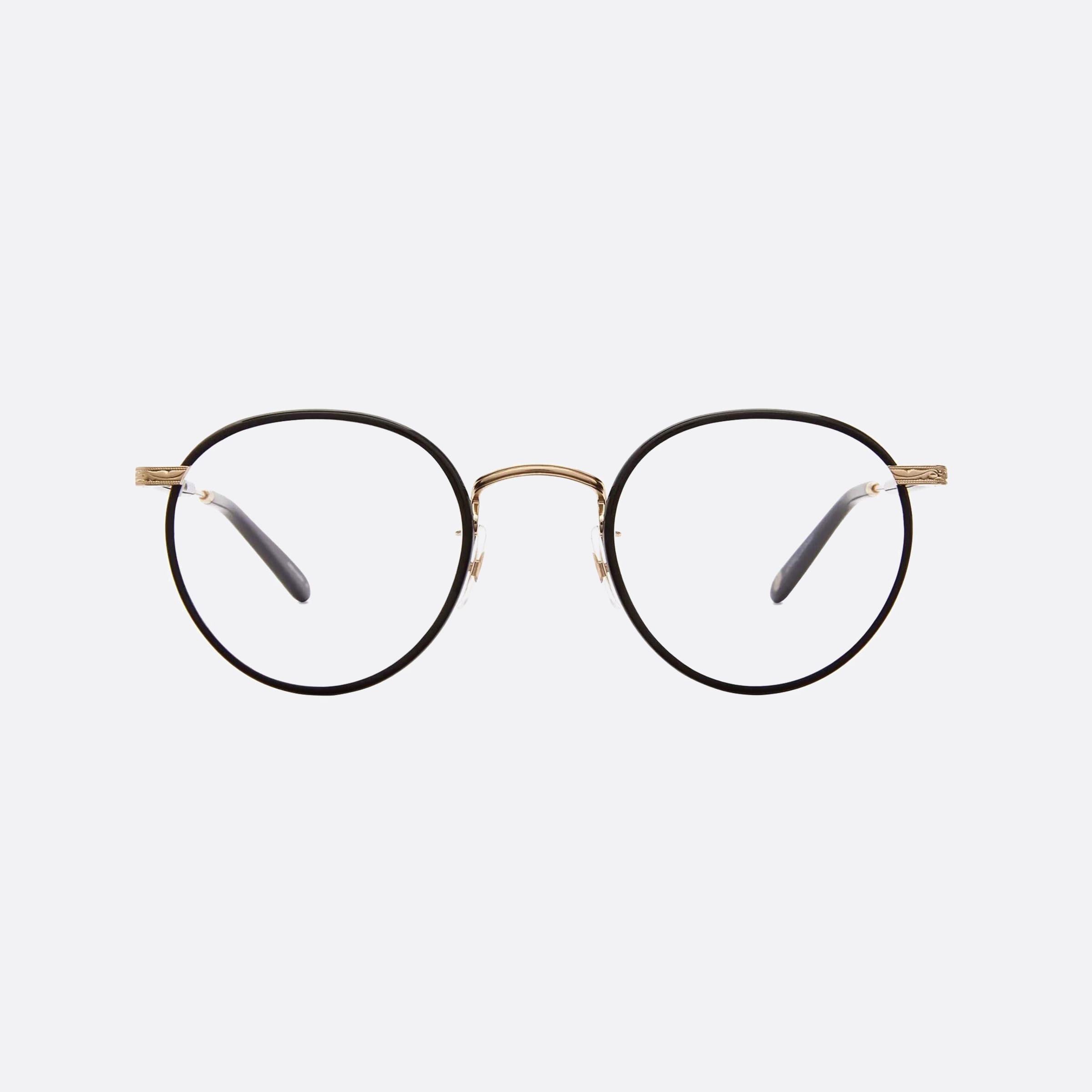 Garrett 49mm Leight Mbk Mst Black Round Women Eyeglasses - Side View