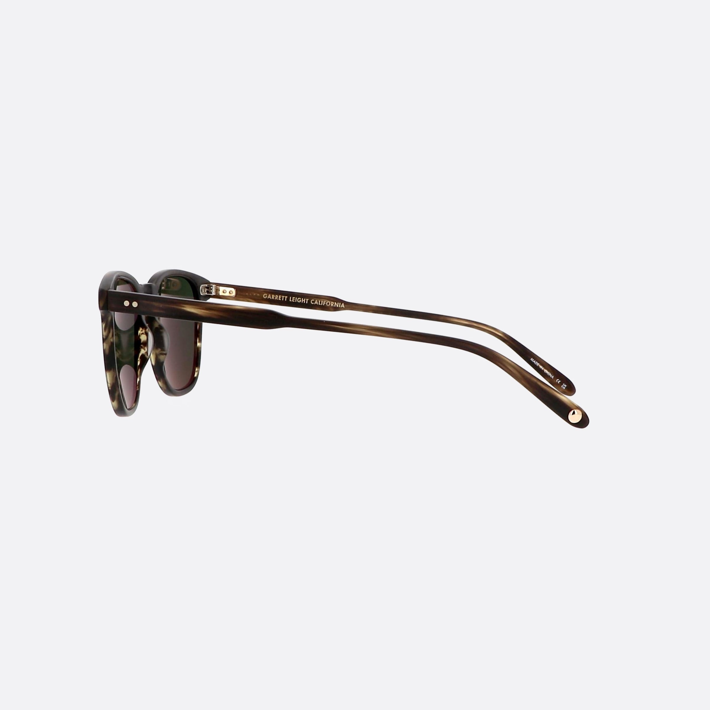 Garrett 47mm Leight Brooks Mstmt Pg15 Tortoise Oval Men Sunglasses - Detail View