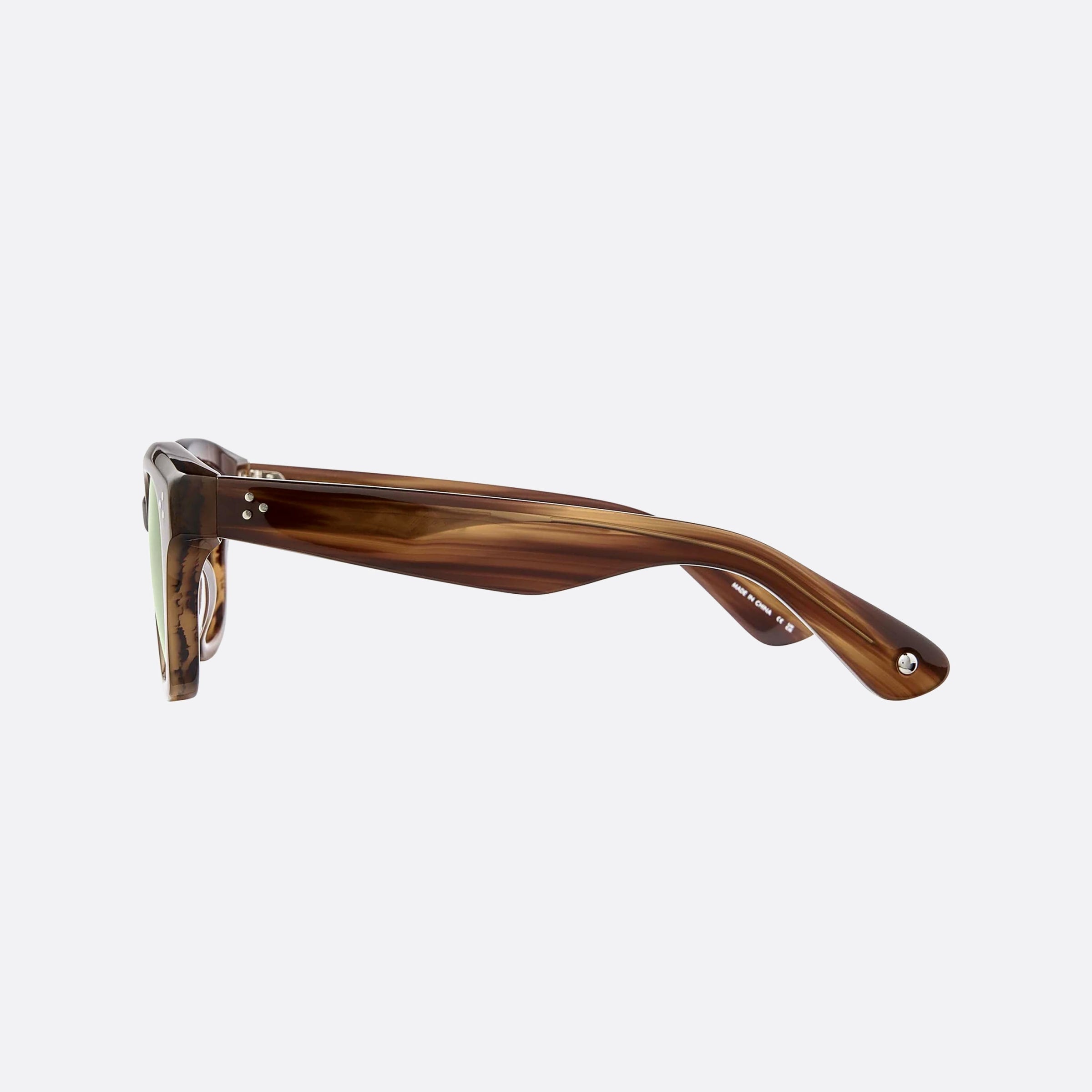 Garrett 47mm Leight Cyprus Chw G15 Havana Butterfly Women Sunglasses - Detail View