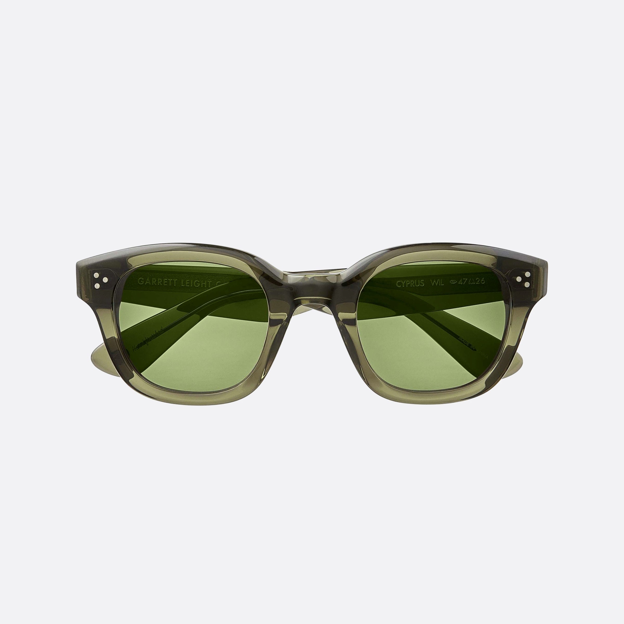 Garrett 47mm Leight Cyprus Wil Grn Green Butterfly Women Sunglasses - Lifestyle Shot