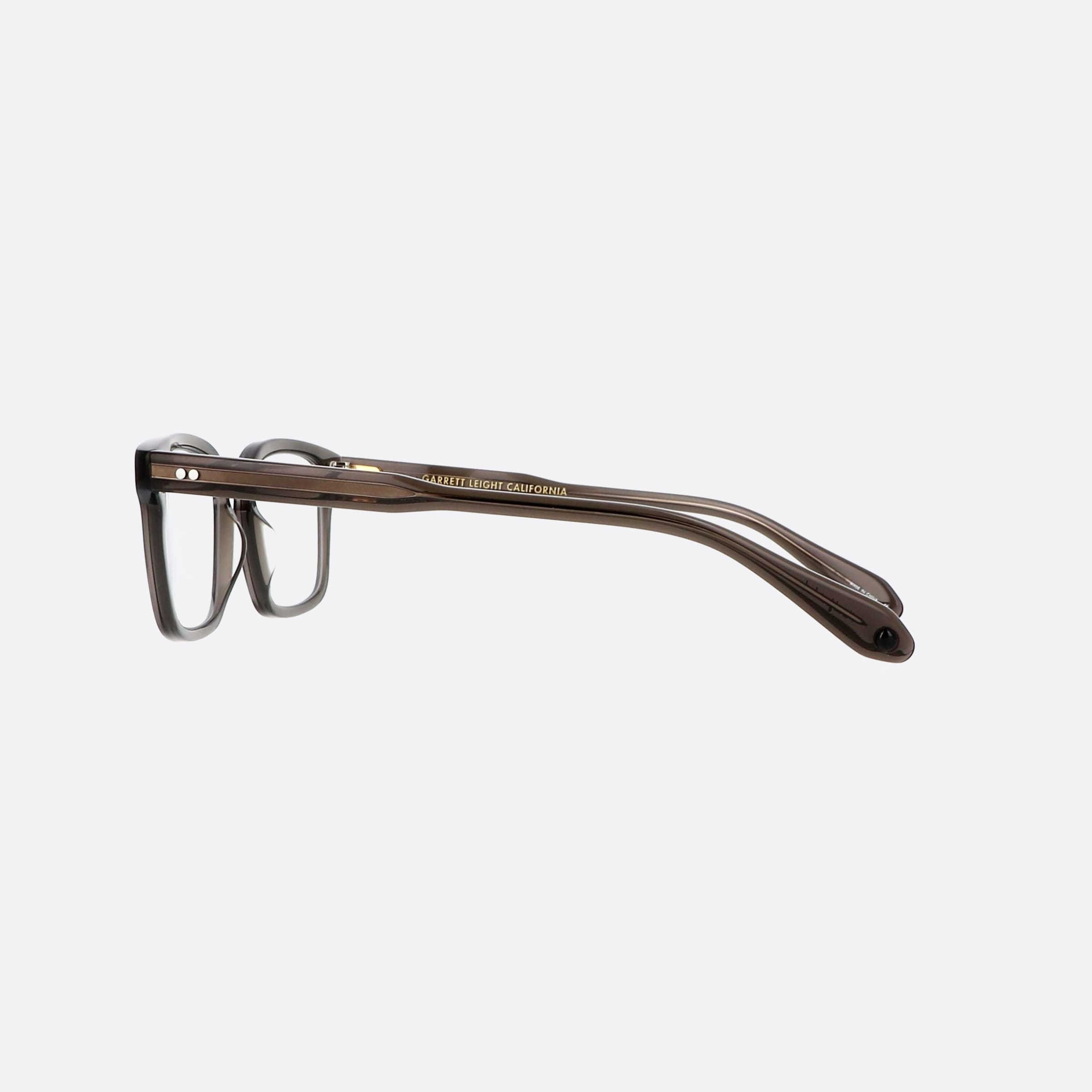 Garrett 49mm Leight Dimmick Blgl Black Geometric Unisex Eyeglasses - Detail View