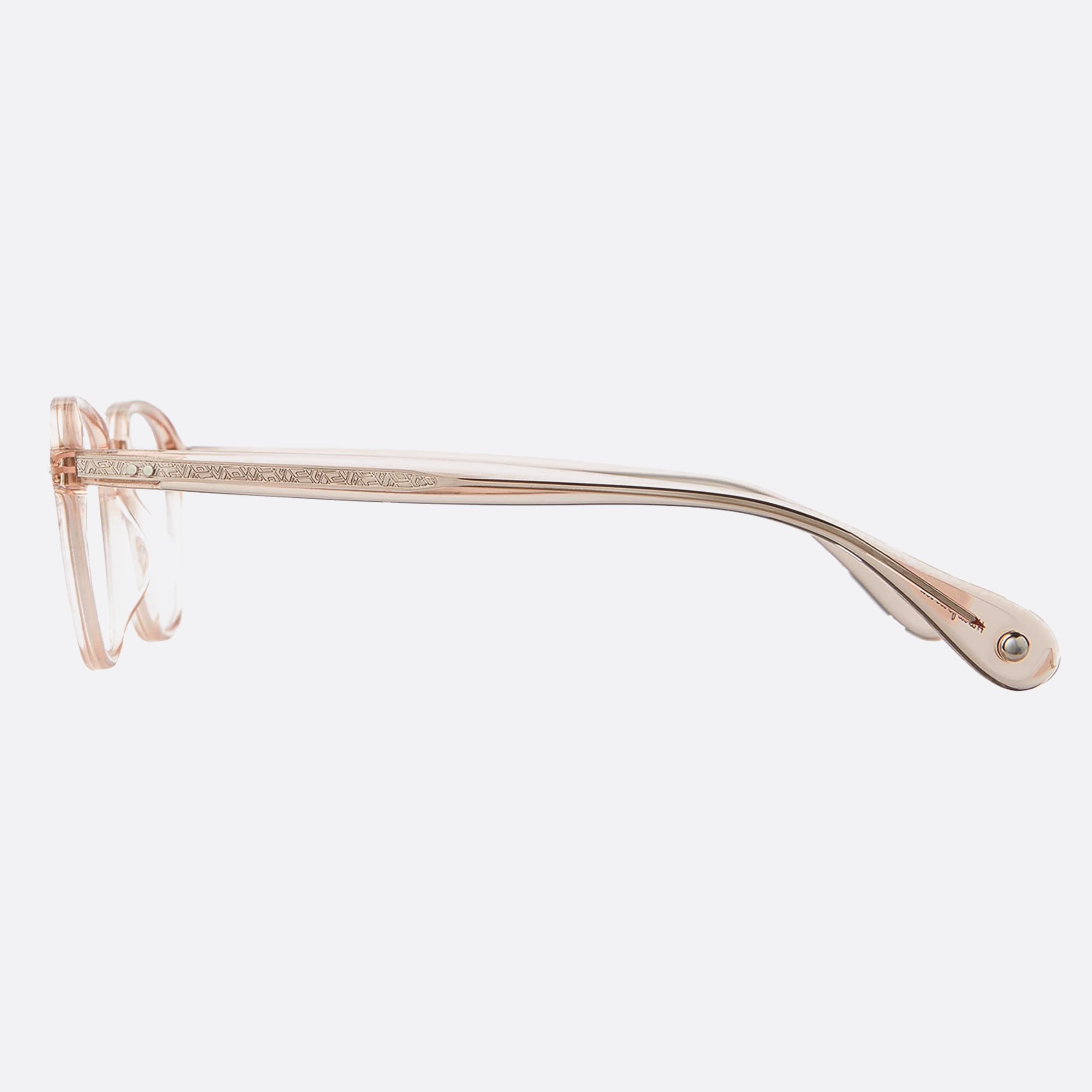 Garrett 46mm Leight Gilbert Himslt Pink Geometric Unisex Eyeglasses - Detail View