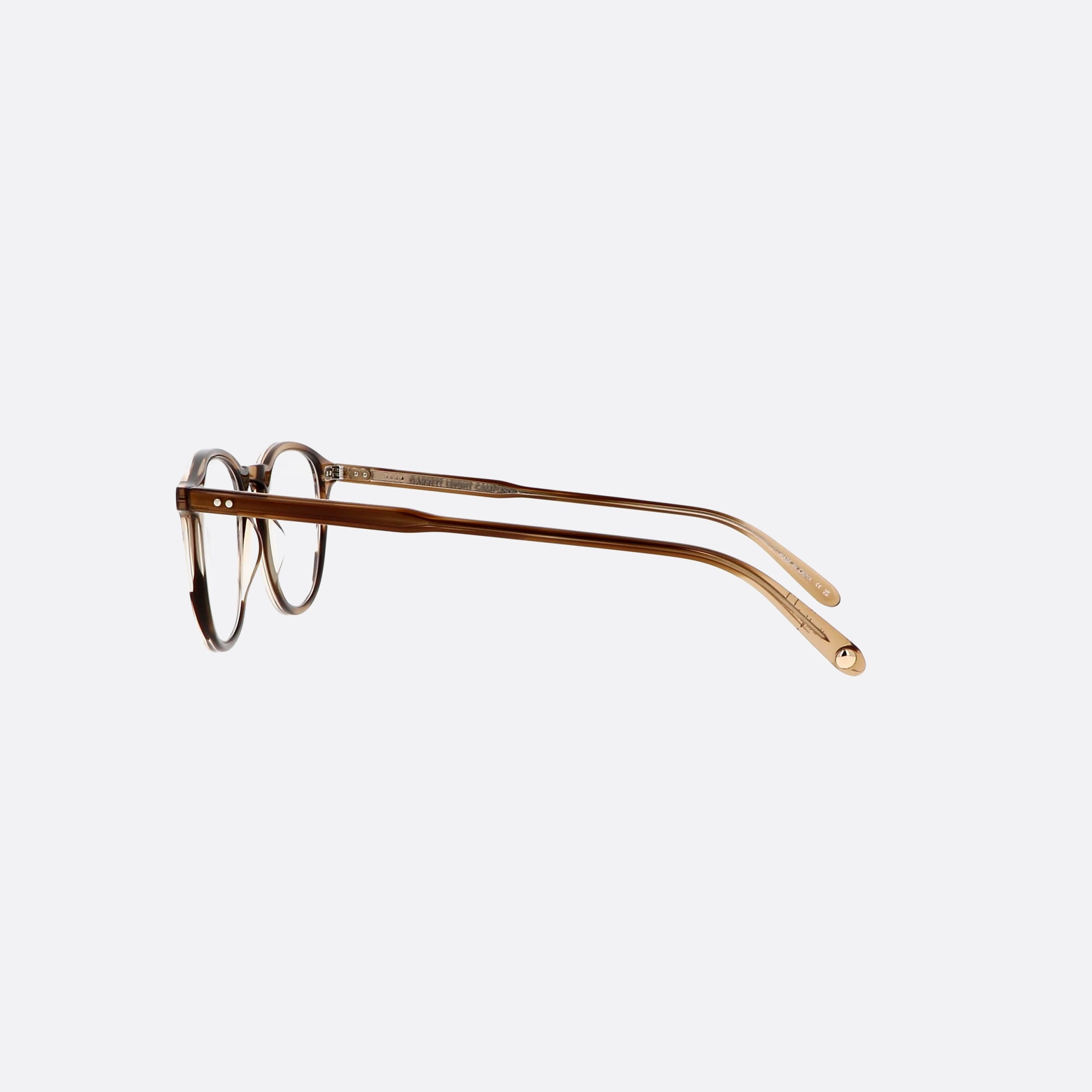Garrett 46mm Leight Hampton Kht Tortoise Oval Unisex Eyeglasses - Detail View