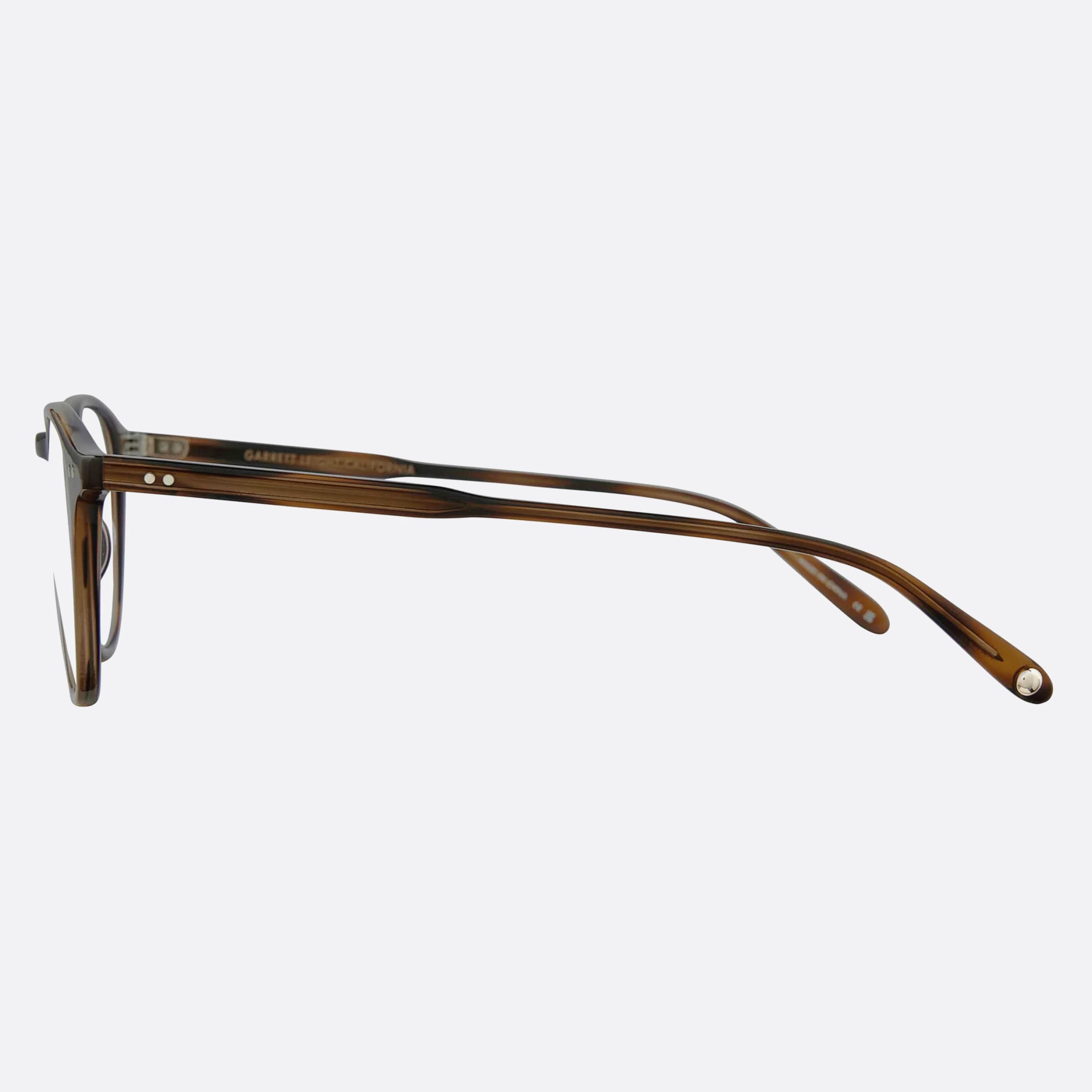 Garrett 46mm Leight Hampton Spbrnsh Tortoise Oval Unisex Eyeglasses - Detail View