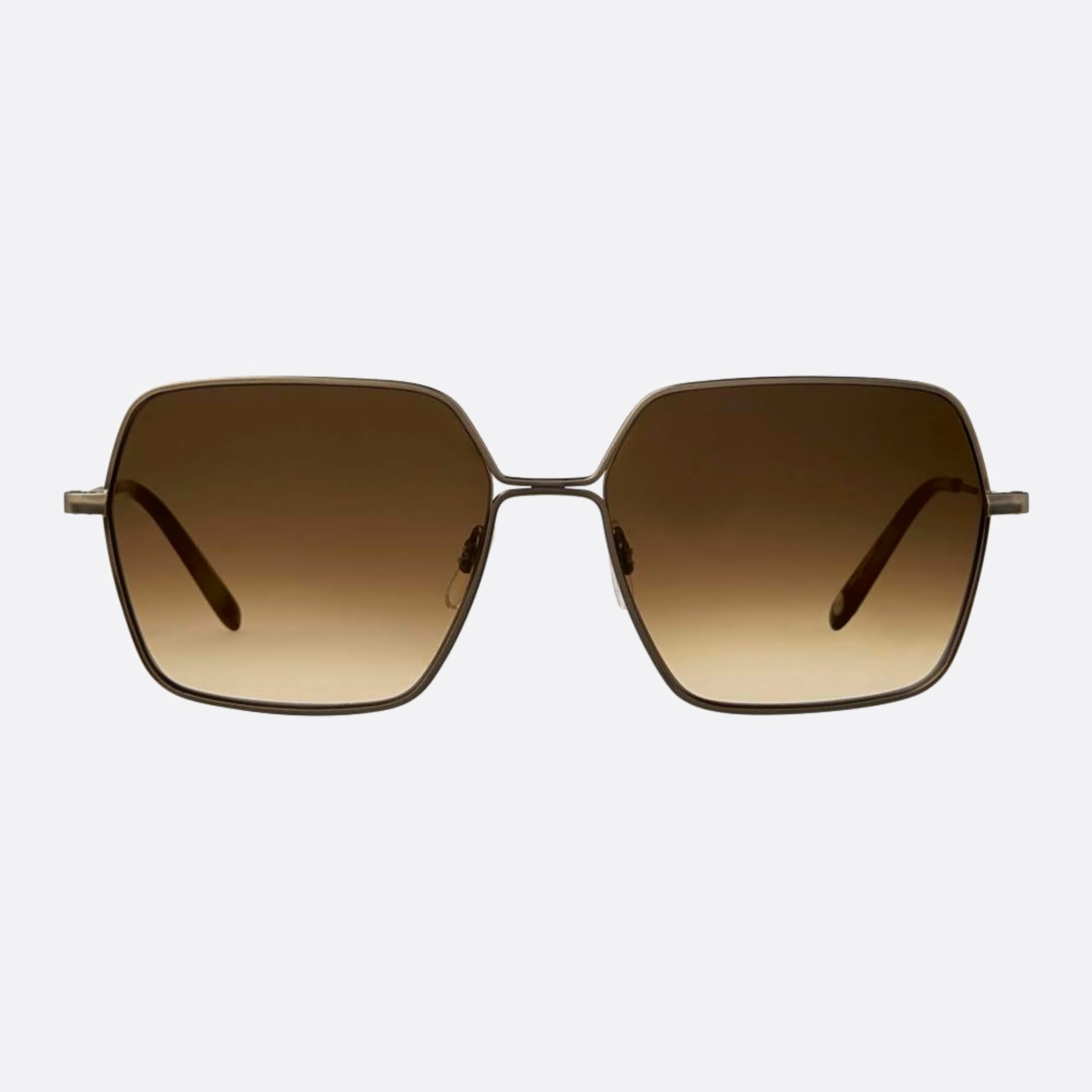 Garrett 56mm Leight Meadow Sun Atg Vinbrt Brntg Gold Geometric Women Sunglasses - Main View
