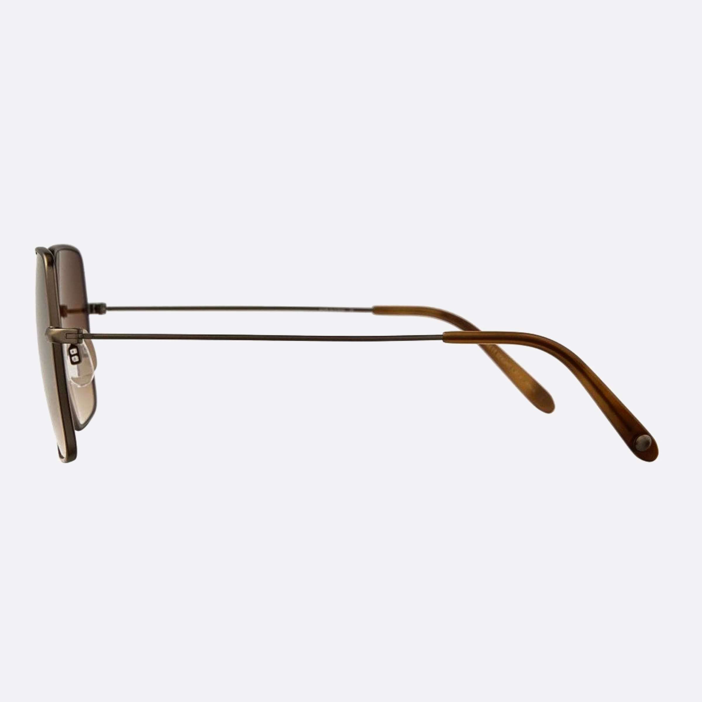 Garrett 56mm Leight Meadow Sun Atg Vinbrt Brntg Gold Geometric Women Sunglasses - Detail View