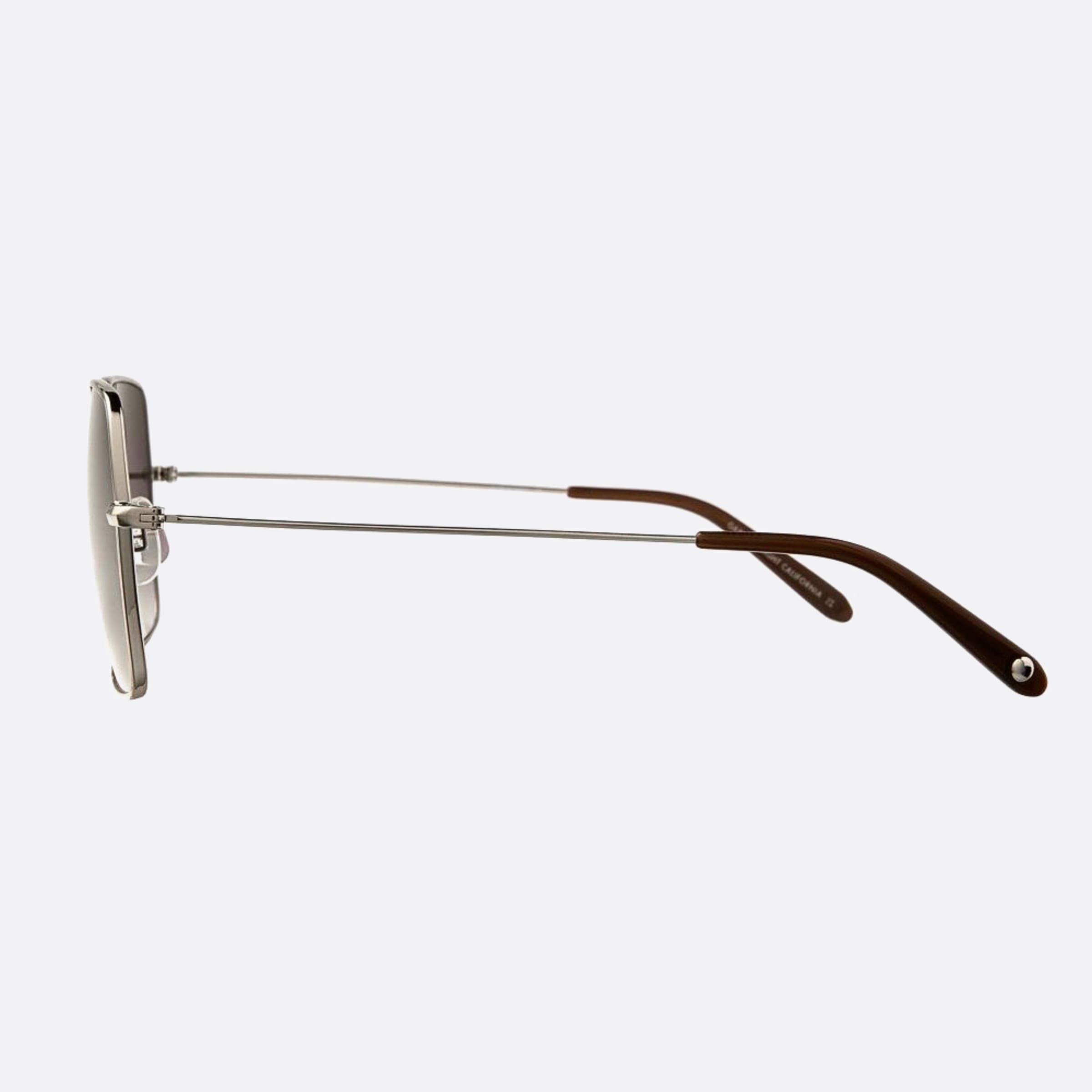 Garrett 56mm Leight Meadow Sun Bar Wmng Silver Geometric Women Sunglasses - Detail View