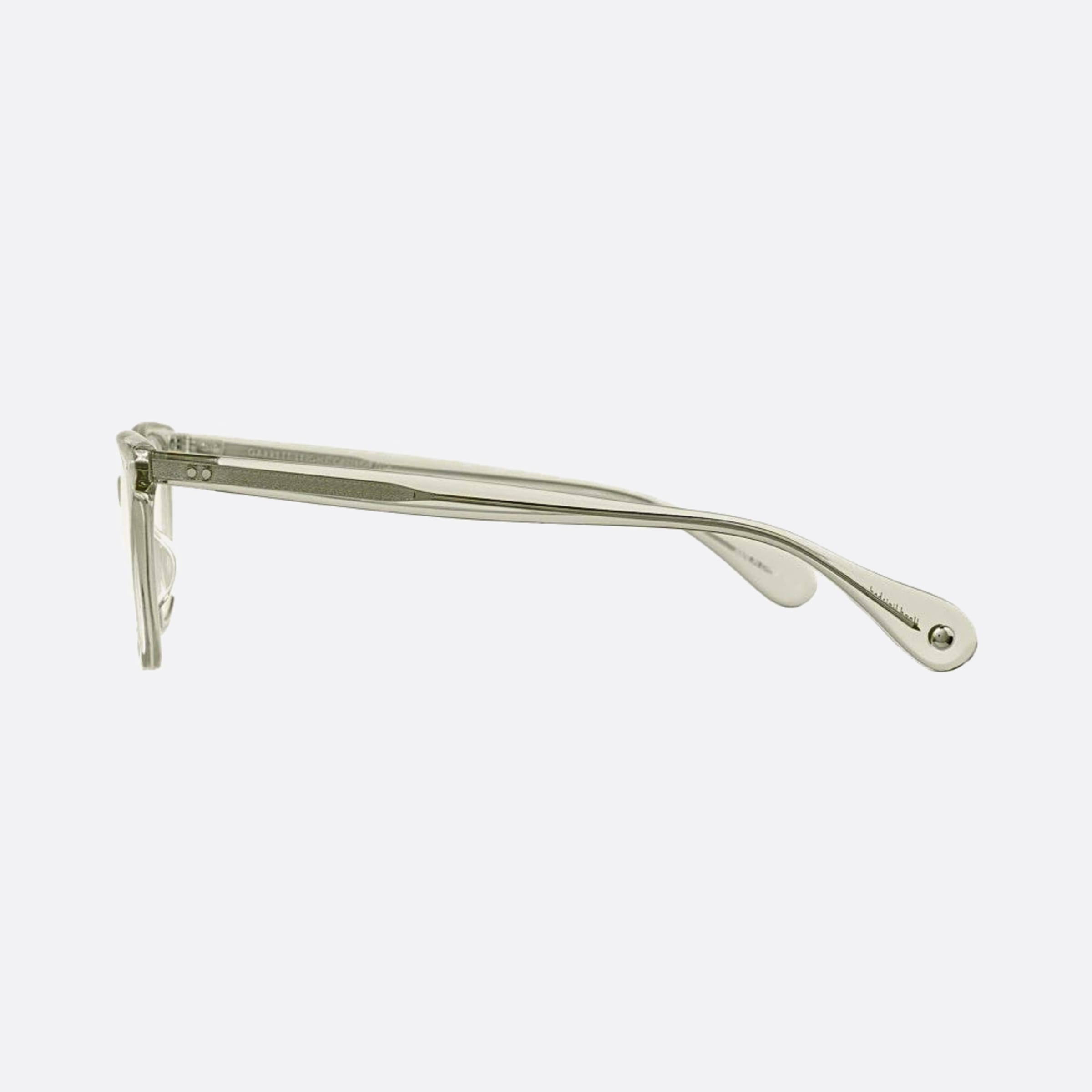 Garrett 49mm Leight Monarch Green Geometric Unisex Eyeglasses - Detail View