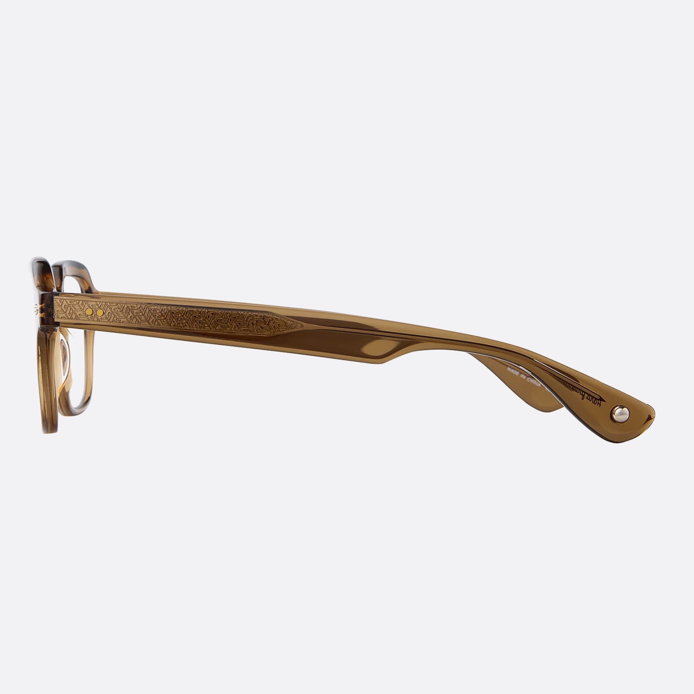Garrett 49mm Leight Freddy Green Geometric Unisex Eyeglasses - Detail View